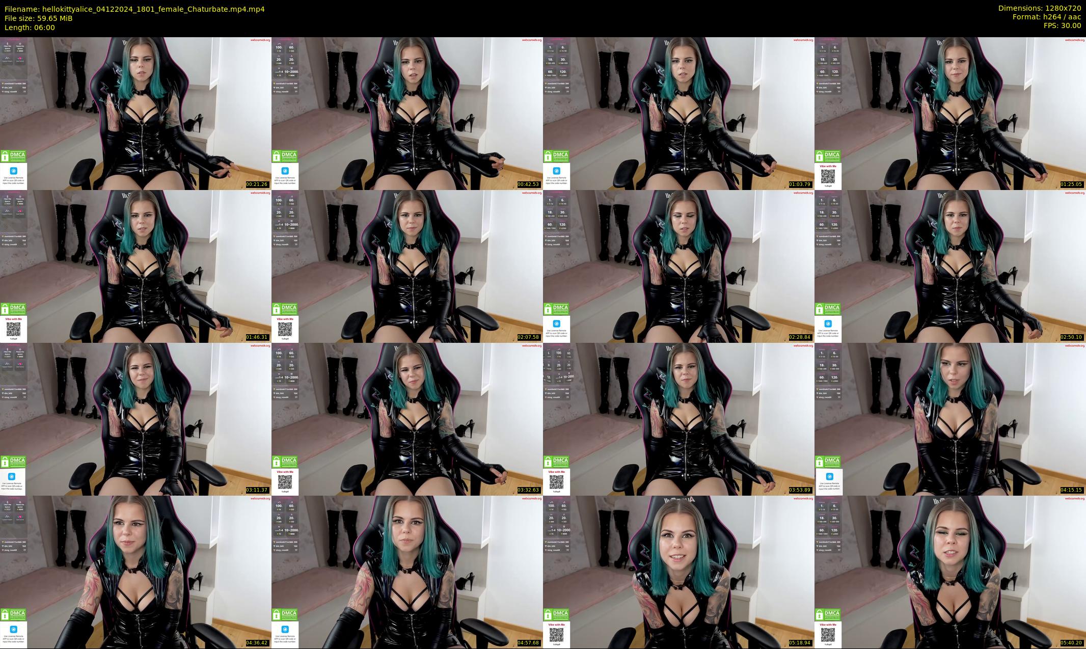 hellokittyalice — 6 minute Chaturbate female cam show recording, 720p, Dec 4, 2024