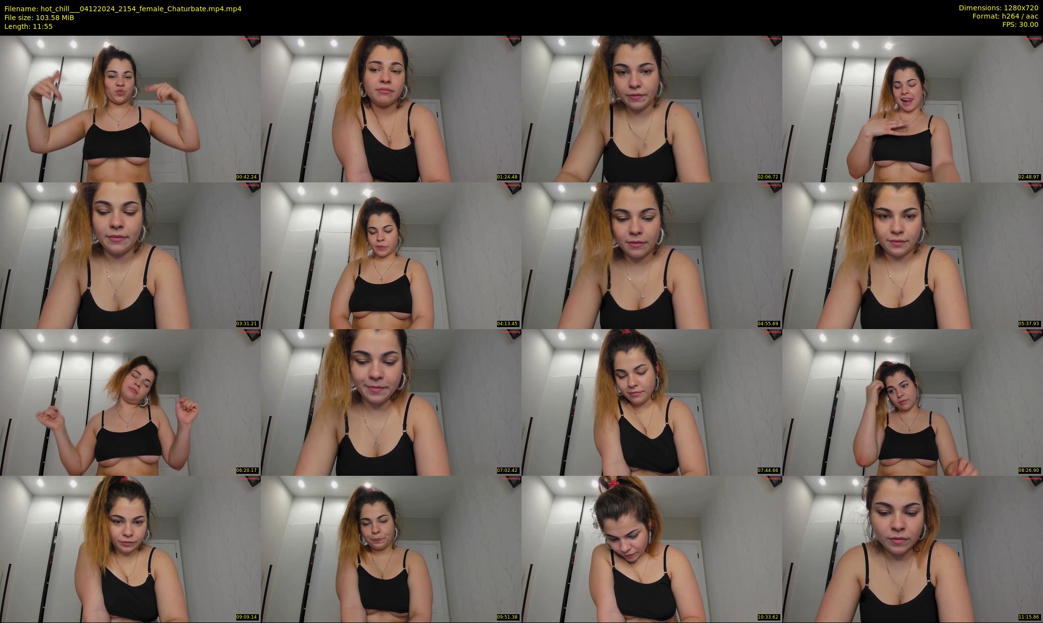 hot_chill__ — 12 minute Chaturbate female cam show recording, 720p, Dec 4, 2024