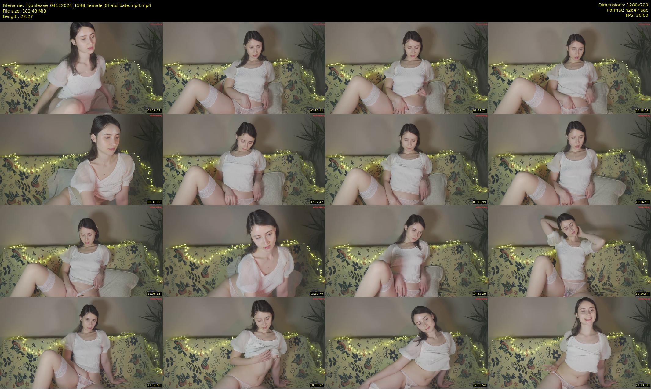 ifyouleave — 23 minute Chaturbate female cam show recording, 720p, Dec 4, 2024