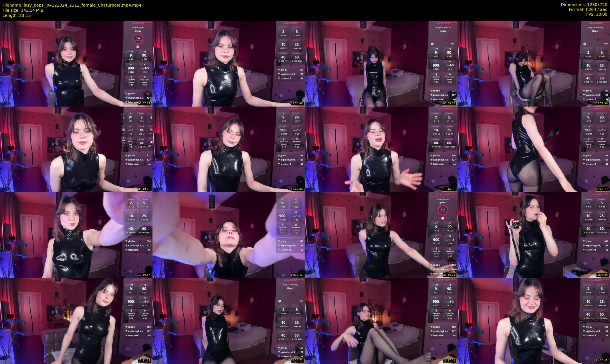 lazy_pepsi — 34 minute Chaturbate female cam show recording, 720p, Dec 4, 2024