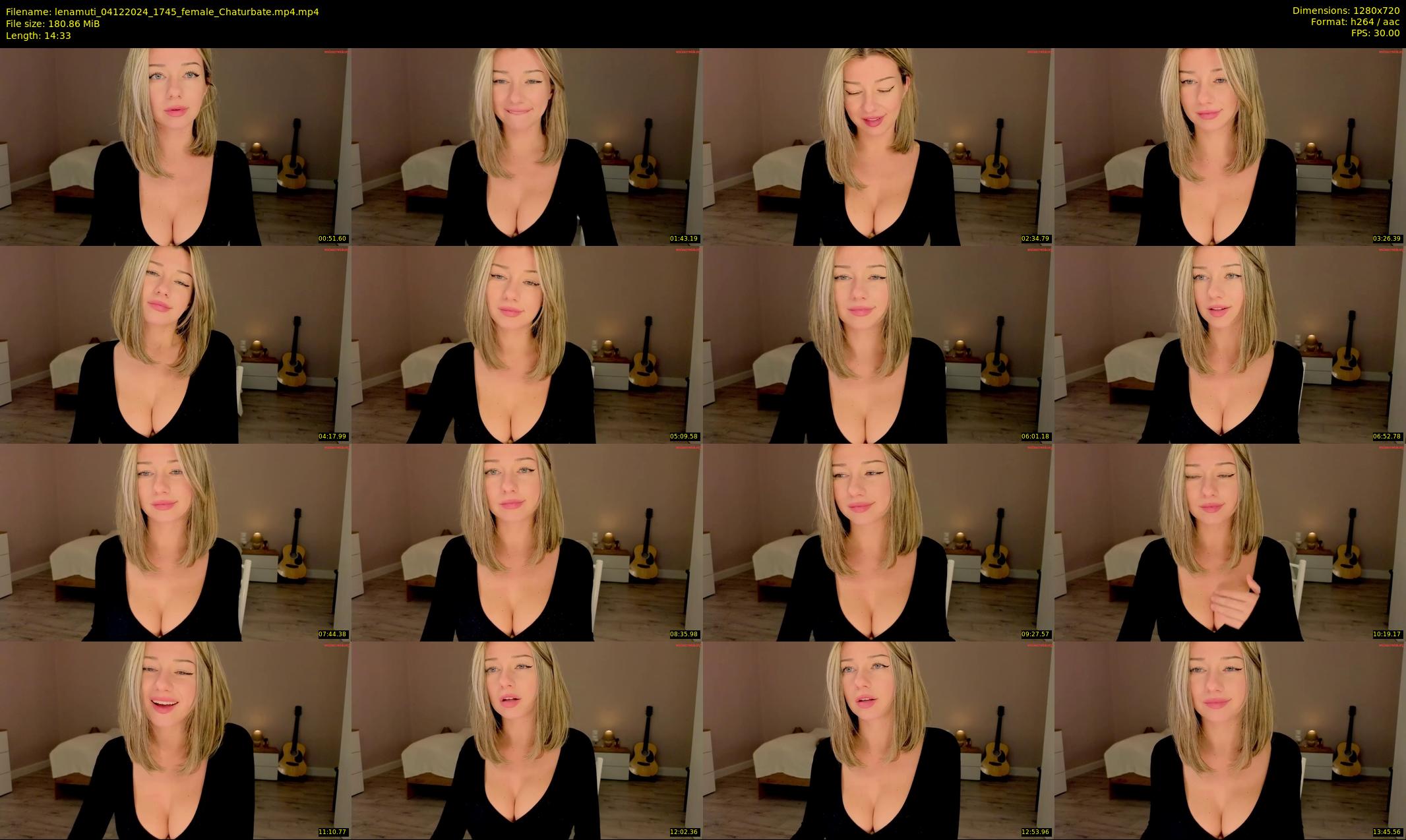 lenamuti — 15 minute Chaturbate female cam show recording, 720p, Dec 4, 2024