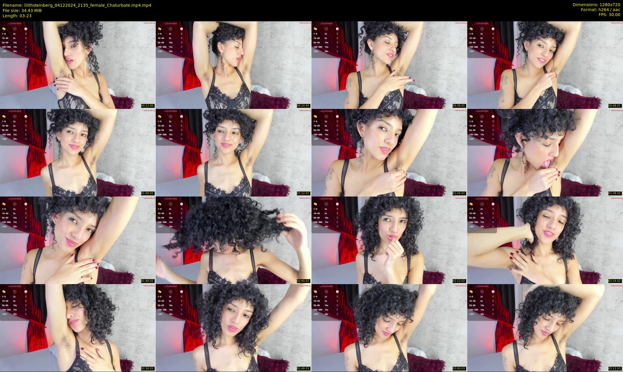 lilithsteinberg — 4 minute Chaturbate female cam show recording, 720p, Dec 4, 2024