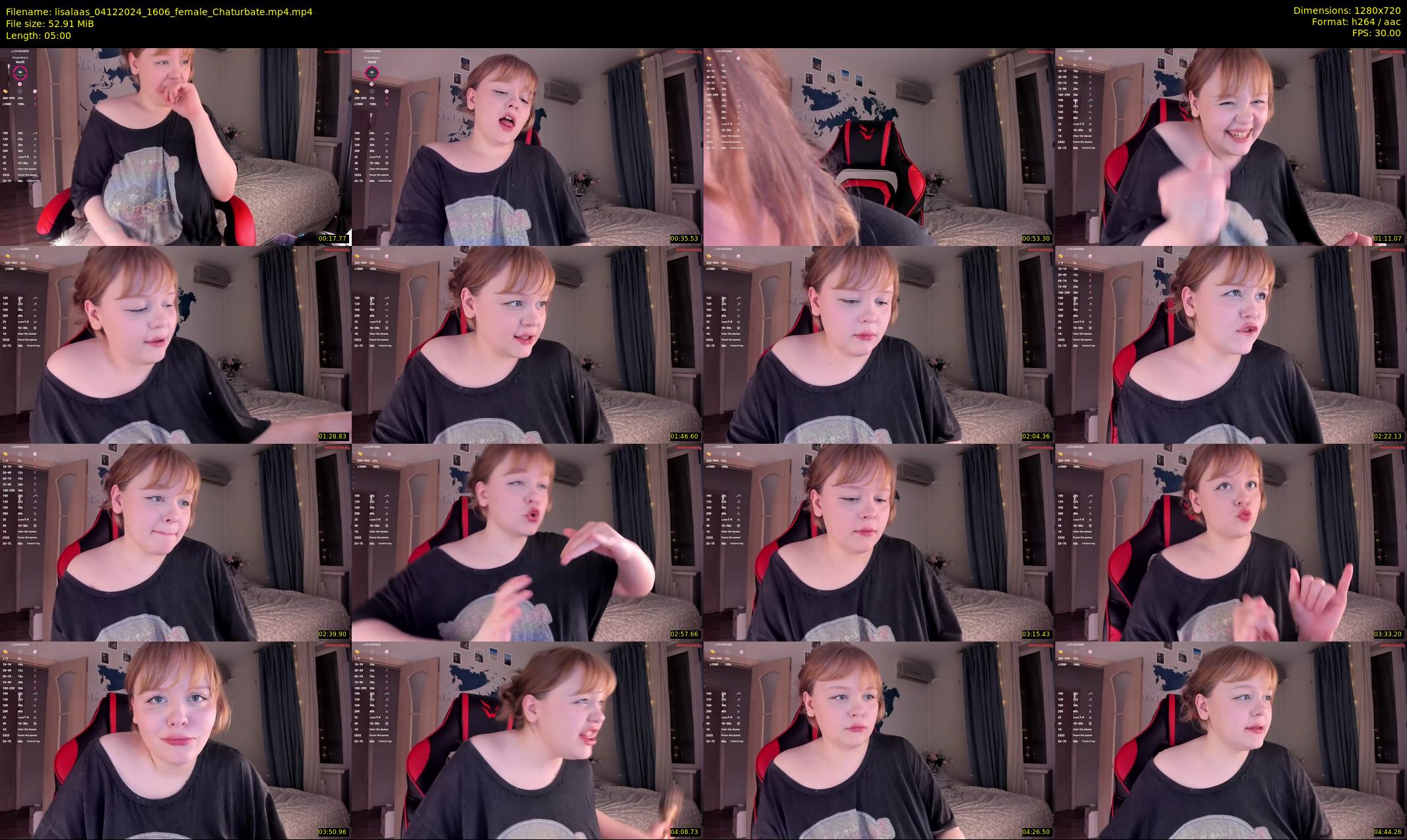 lisalaas — 5 minute Chaturbate female cam show recording, 720p, Dec 4, 2024