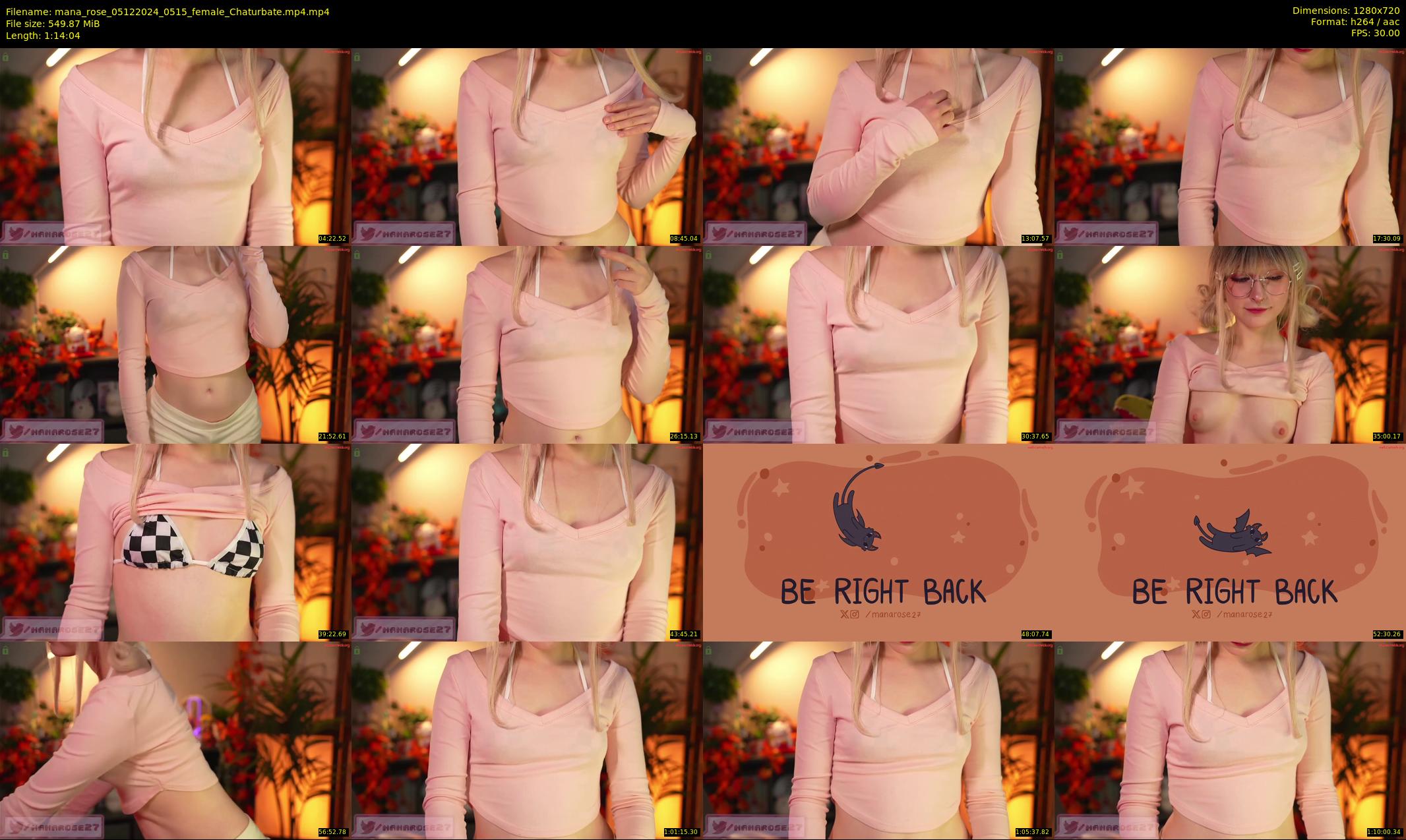 mana_rose — 75 minute Chaturbate female cam show recording, 720p, Dec 5, 2024