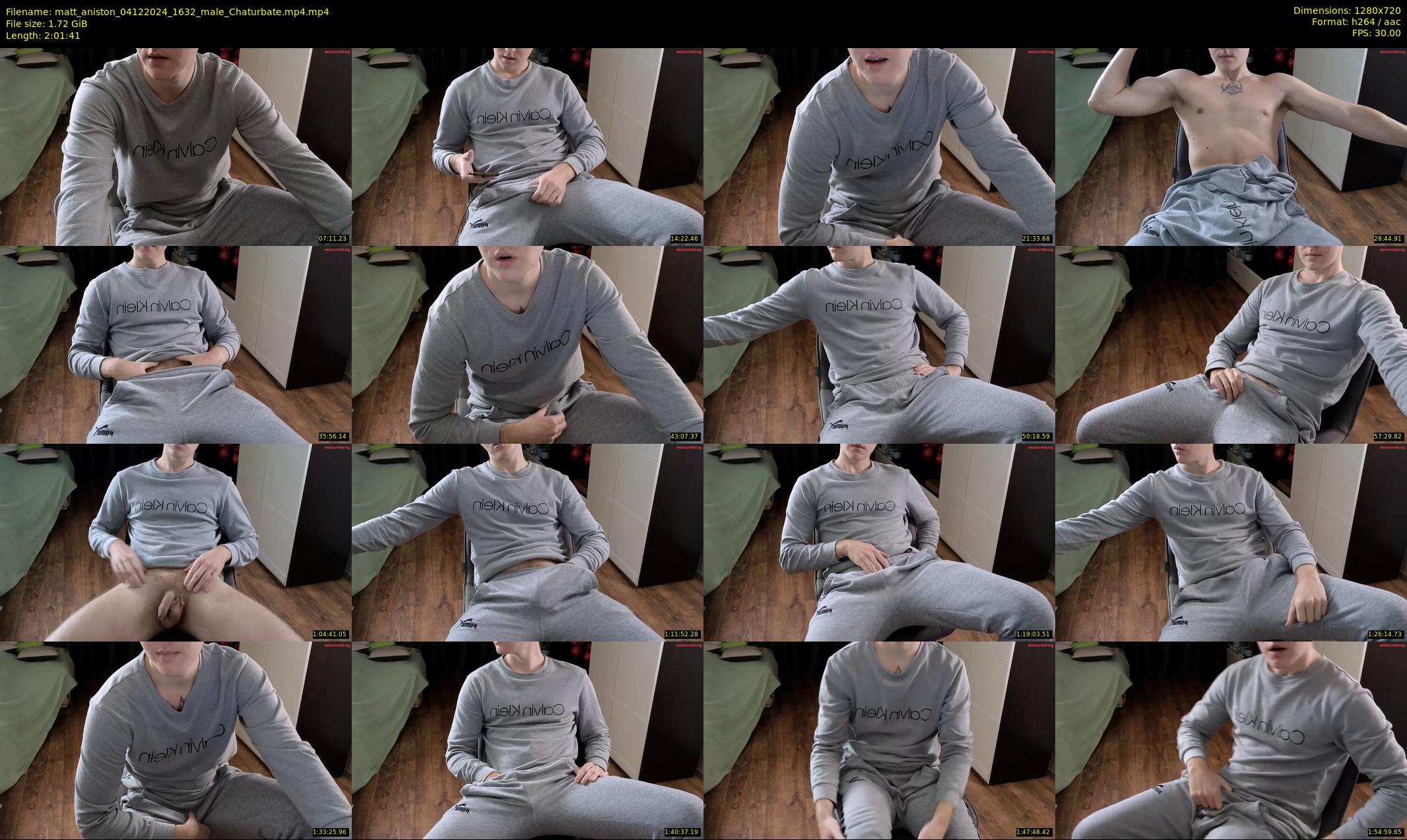 matt_aniston — 122 minute Chaturbate male cam show recording, 720p, Dec 4, 2024