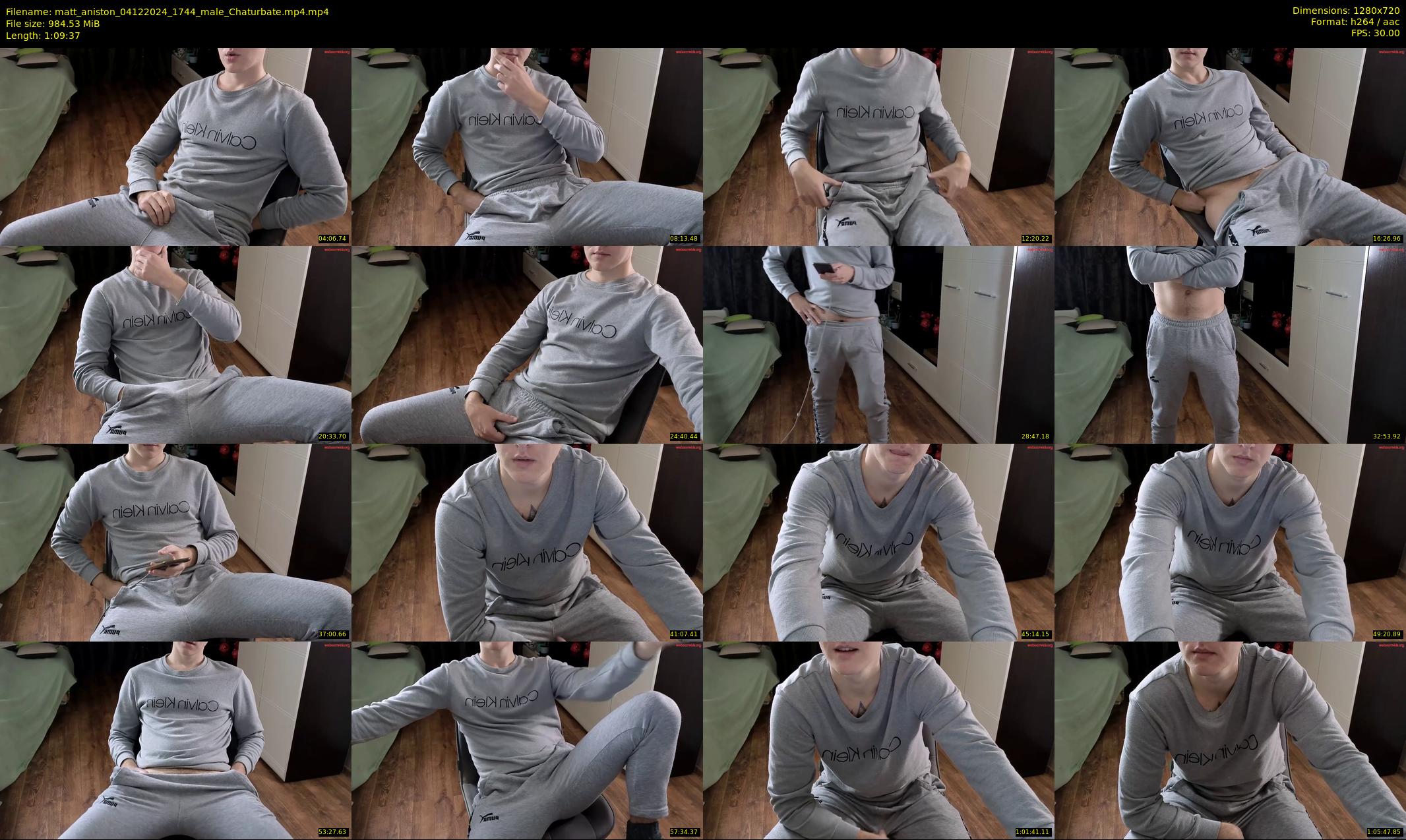 matt_aniston — 70 minute Chaturbate male cam show recording, 720p, Dec 4, 2024