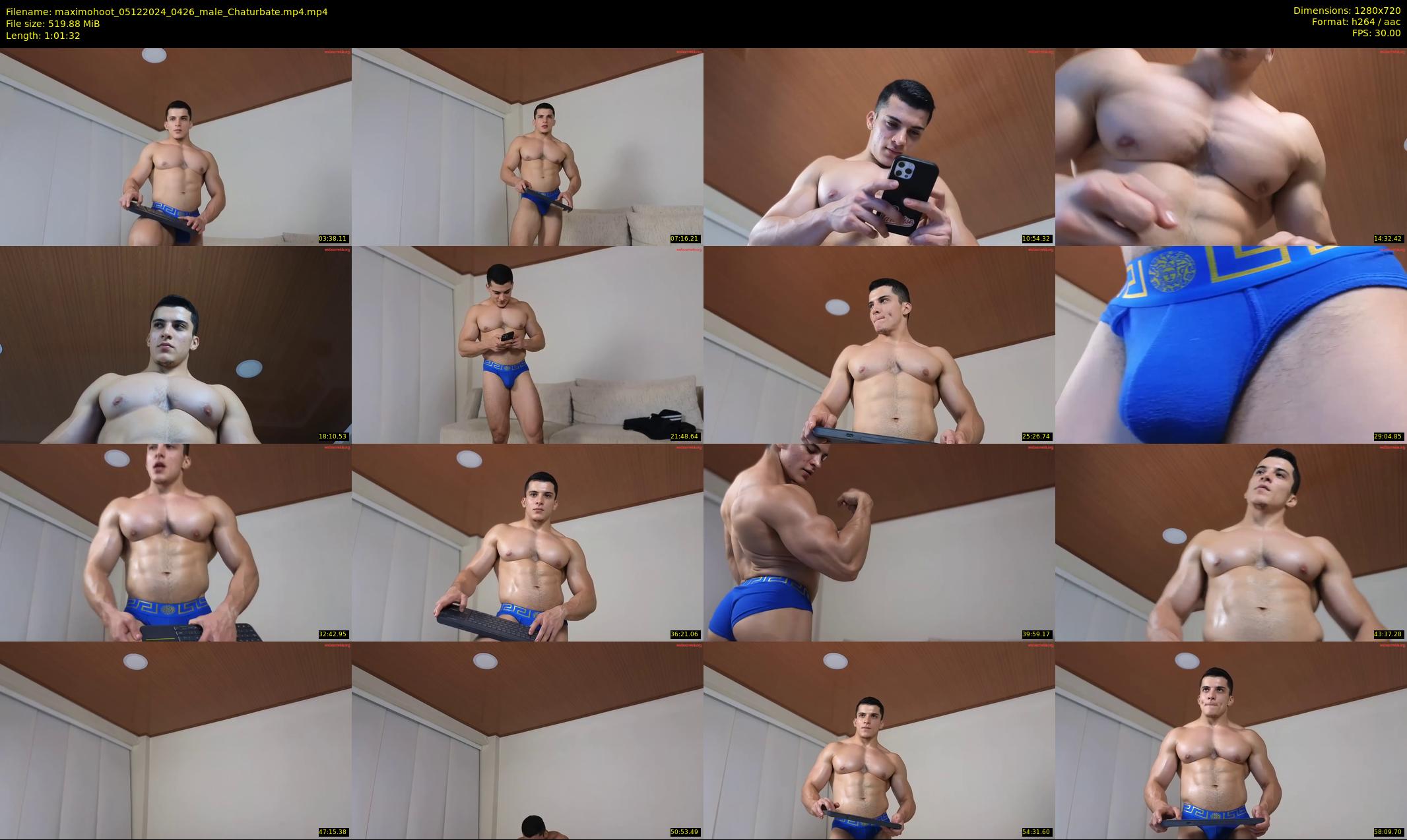 maximohoot — 62 minute Chaturbate male cam show recording, 720p, Dec 5, 2024