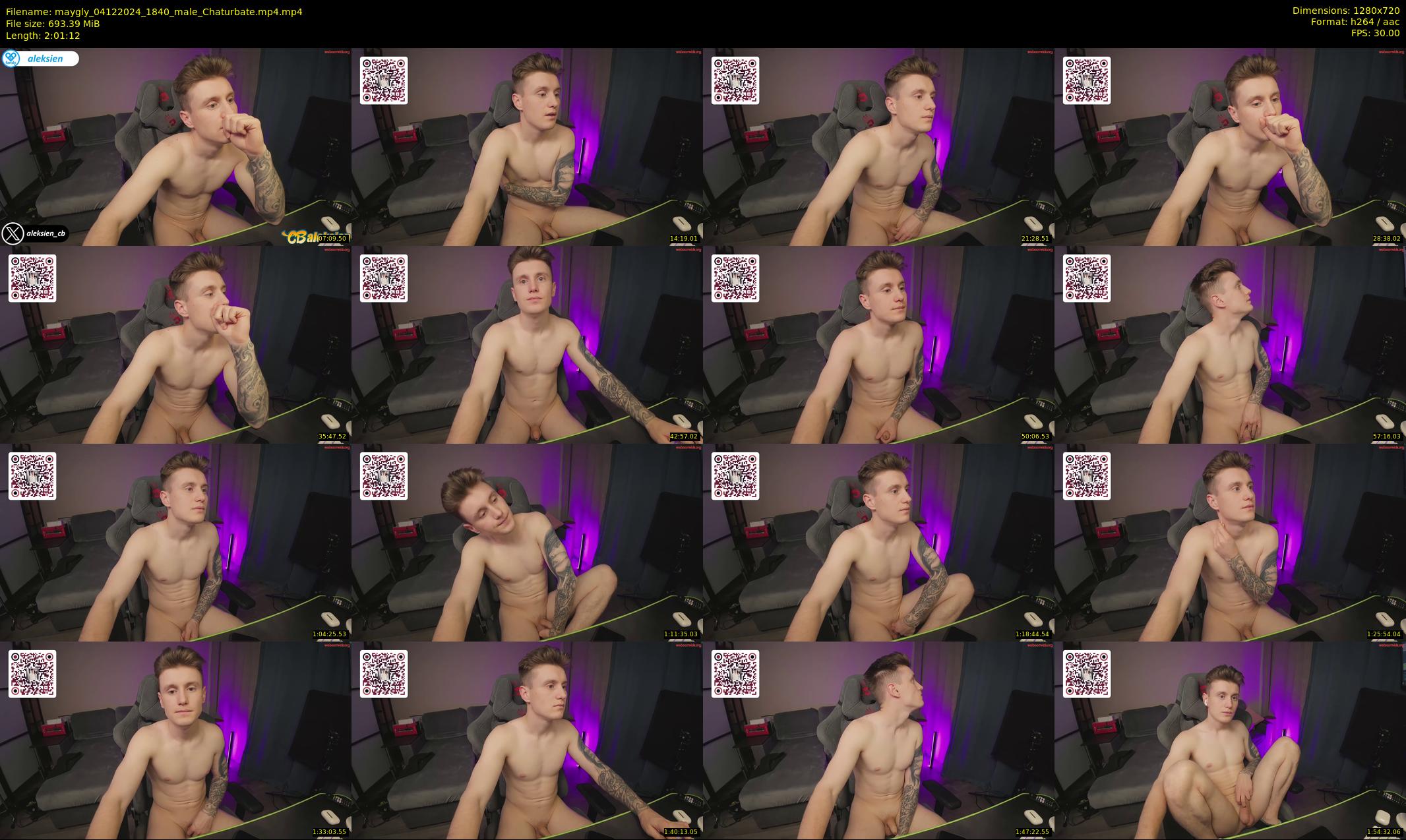 maygly — 122 minute Chaturbate male cam show recording, 720p, Dec 4, 2024
