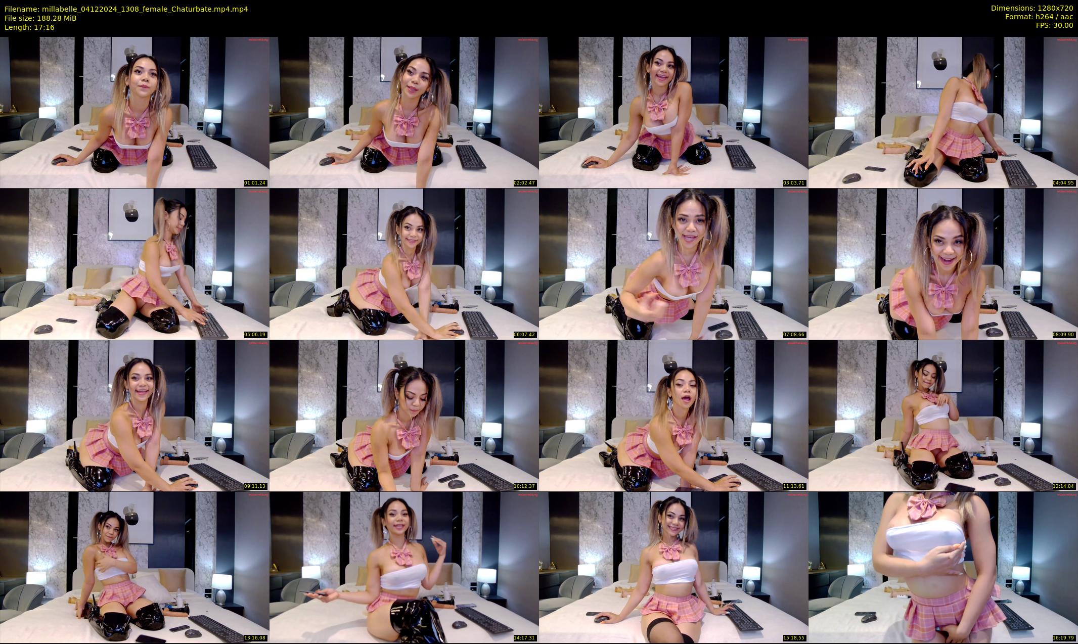 millabelle — 18 minute Chaturbate female cam show recording, 720p, Dec 4, 2024