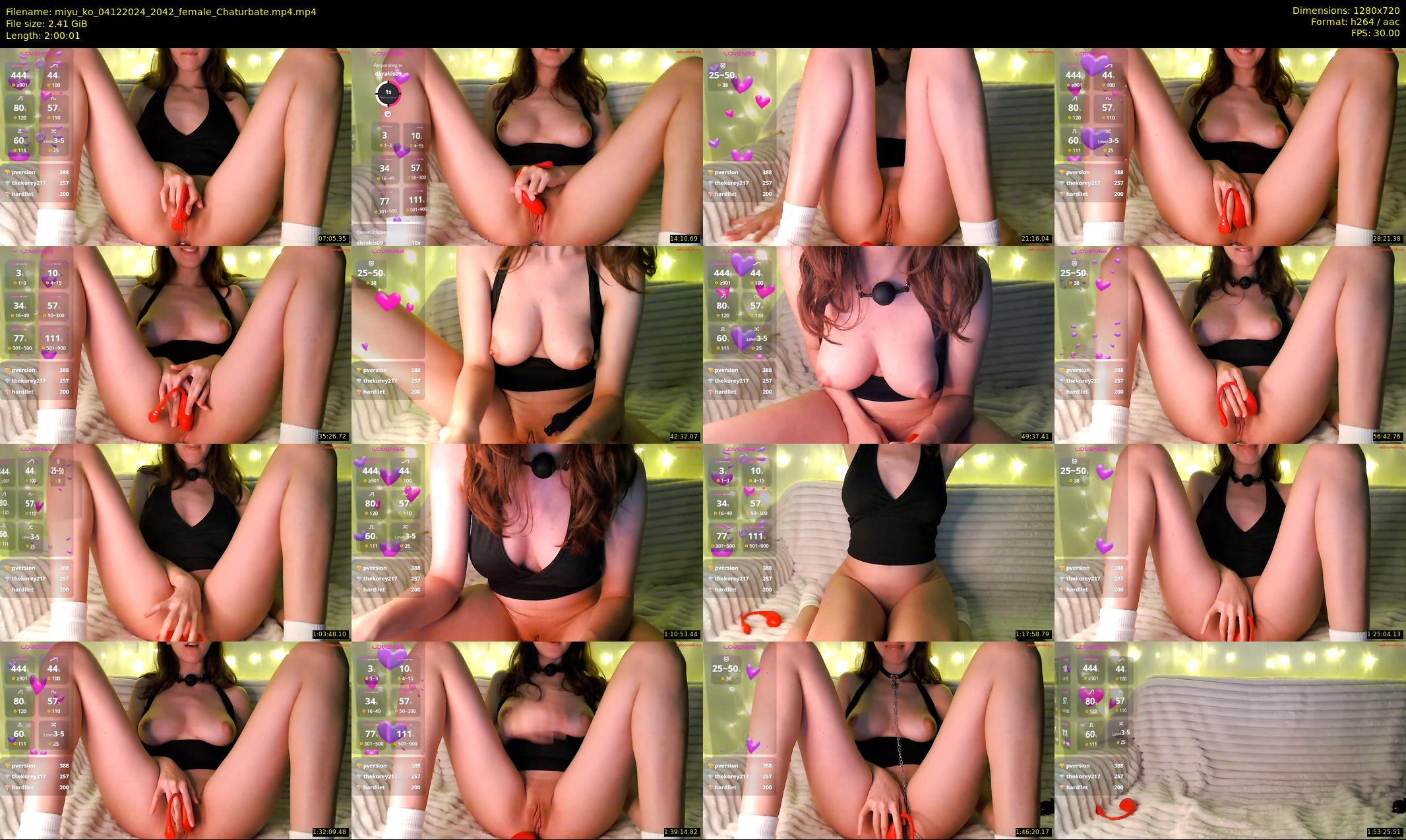 miyu_ko — 121 minute Chaturbate female cam show recording, 720p, Dec 4, 2024
