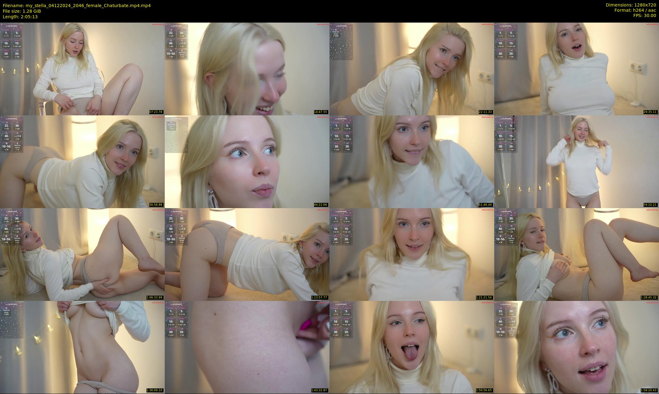 my_stella — 126 minute Chaturbate female cam show recording, 720p, Dec 4, 2024