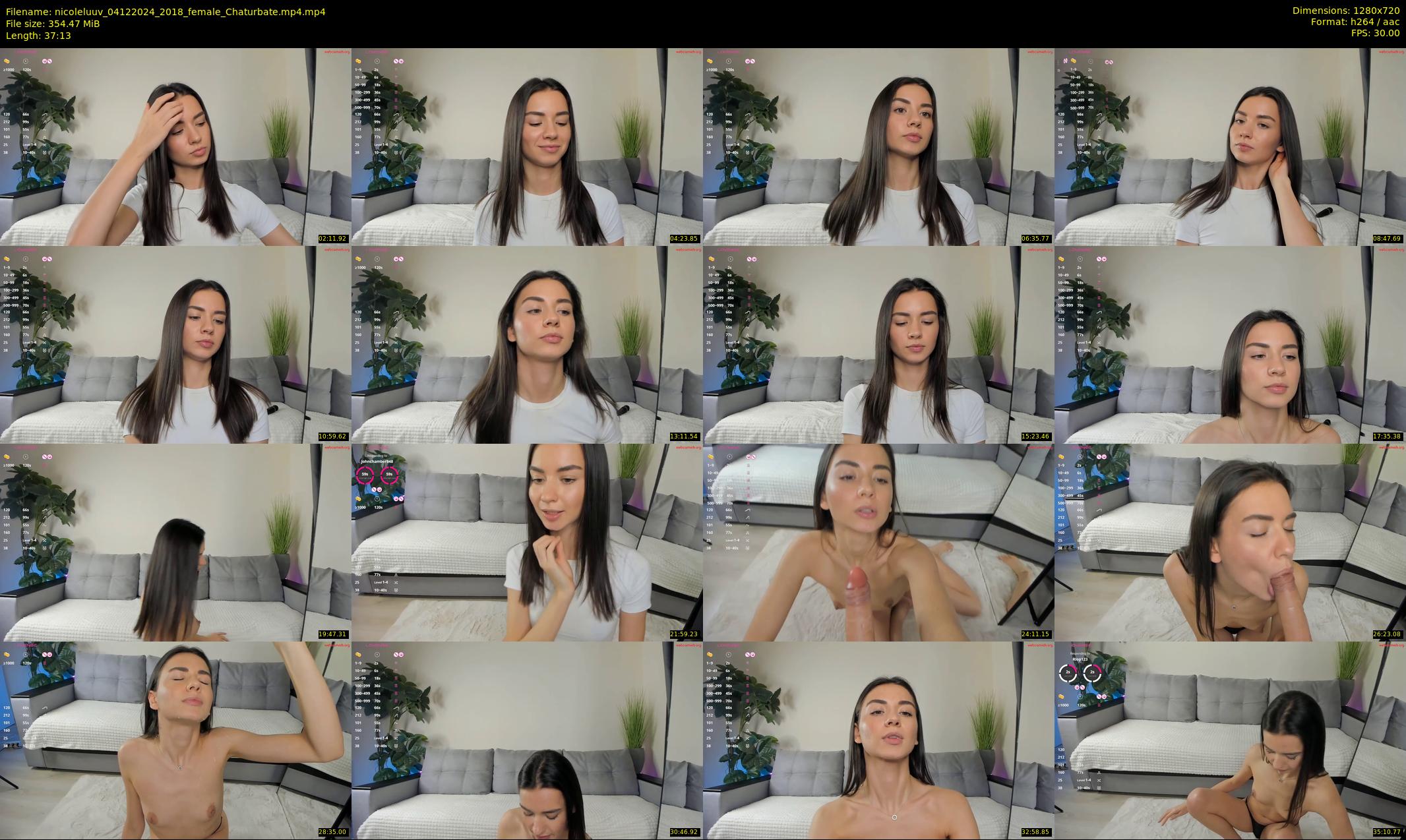 nicoleluuv — 38 minute Chaturbate female cam show recording, 720p, Dec 4, 2024