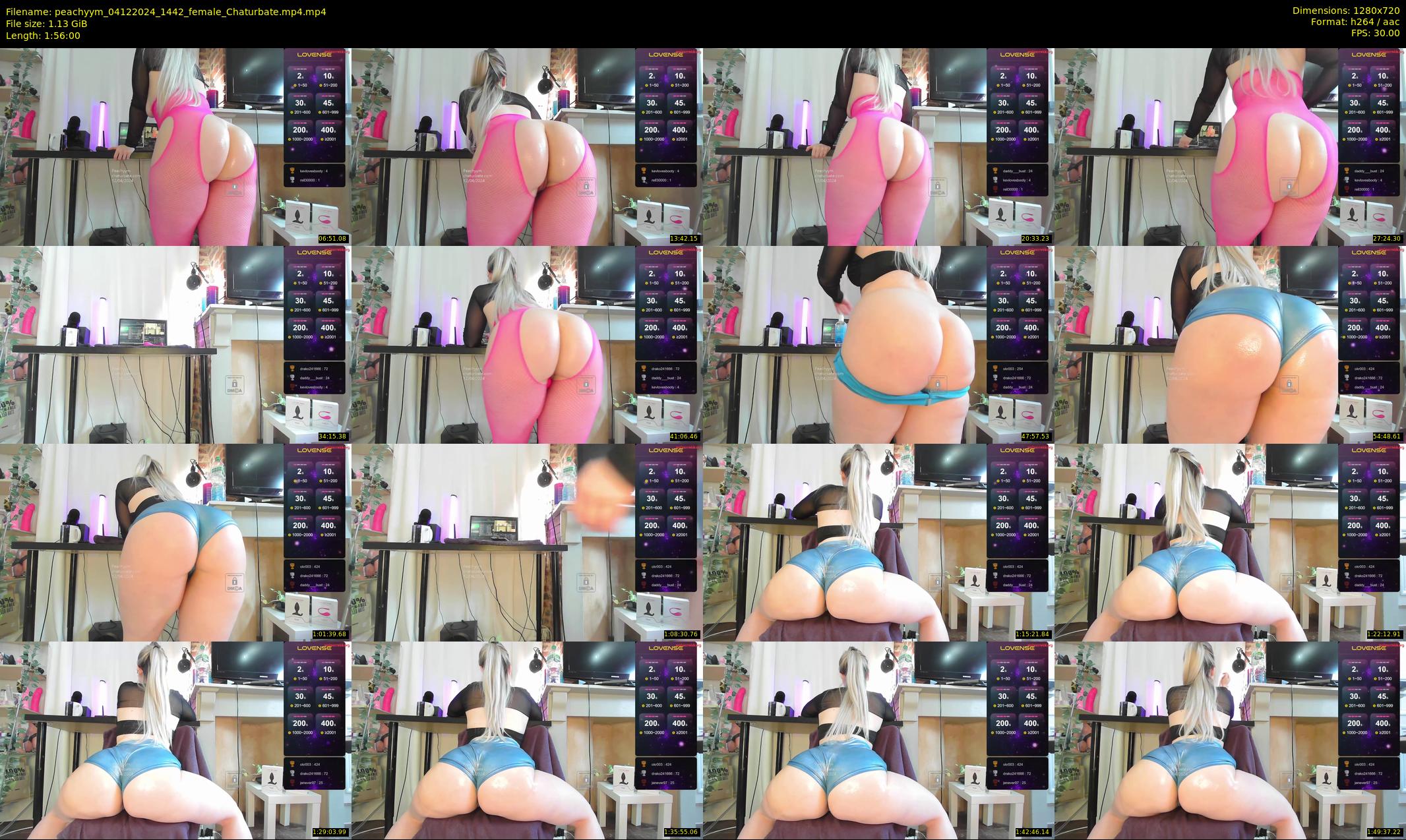 peachyym — 116 minute Chaturbate female cam show recording, 720p, Dec 4, 2024