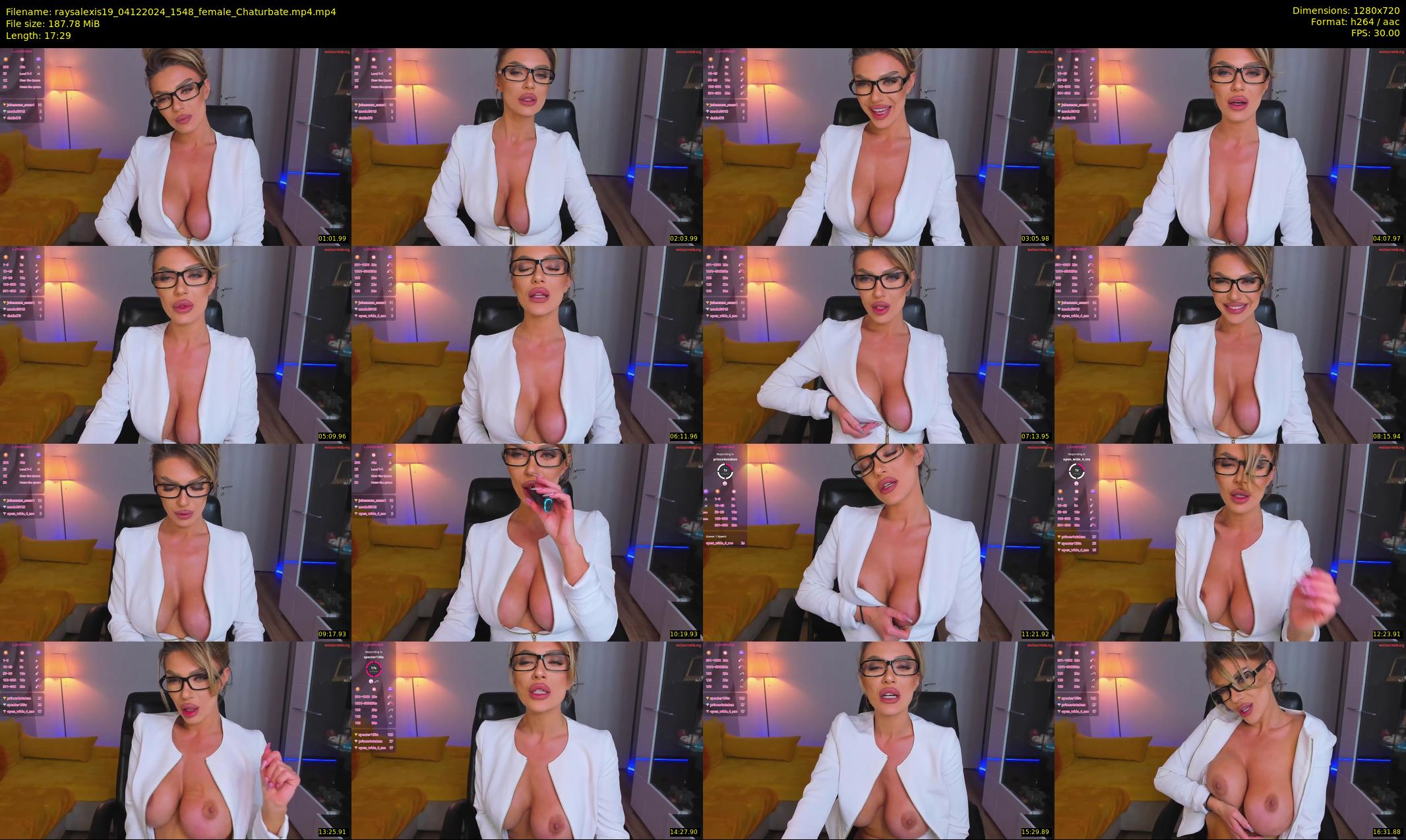 raysalexis19 — 18 minute Chaturbate female cam show recording, 720p, Dec 4, 2024