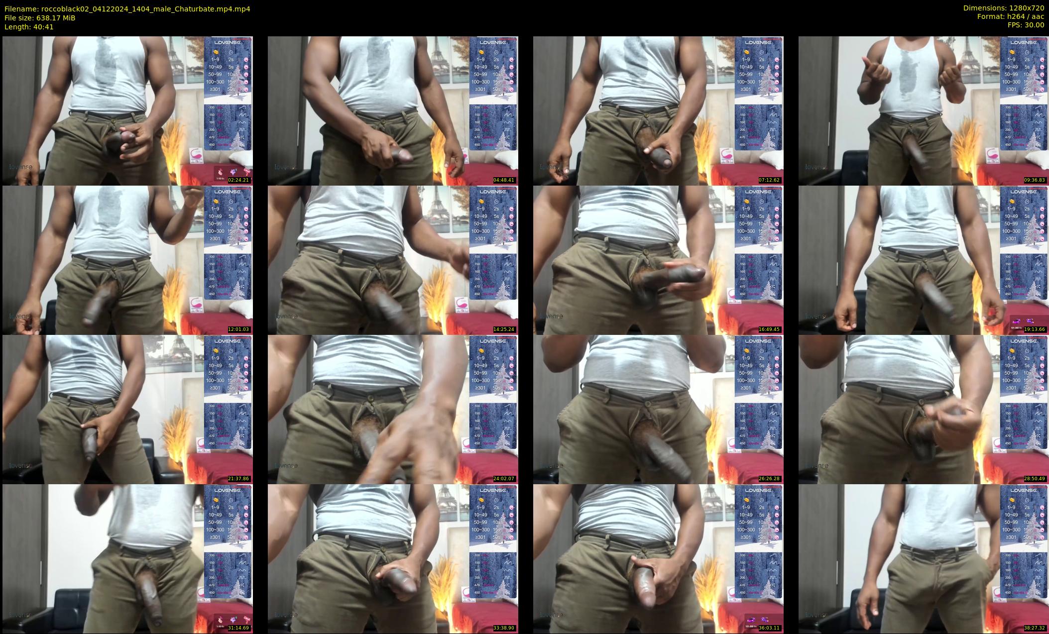 roccoblack02 — 41 minute Chaturbate male cam show recording, 720p, Dec 4, 2024