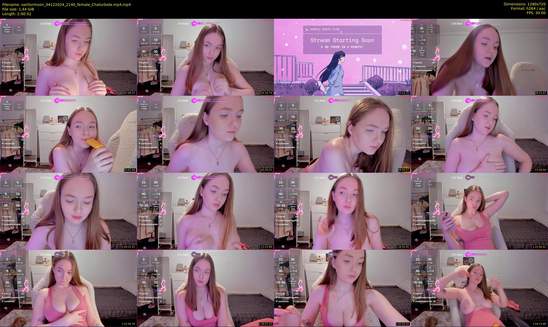 saiiilormoon — 121 minute Chaturbate female cam show recording, 720p, Dec 4, 2024