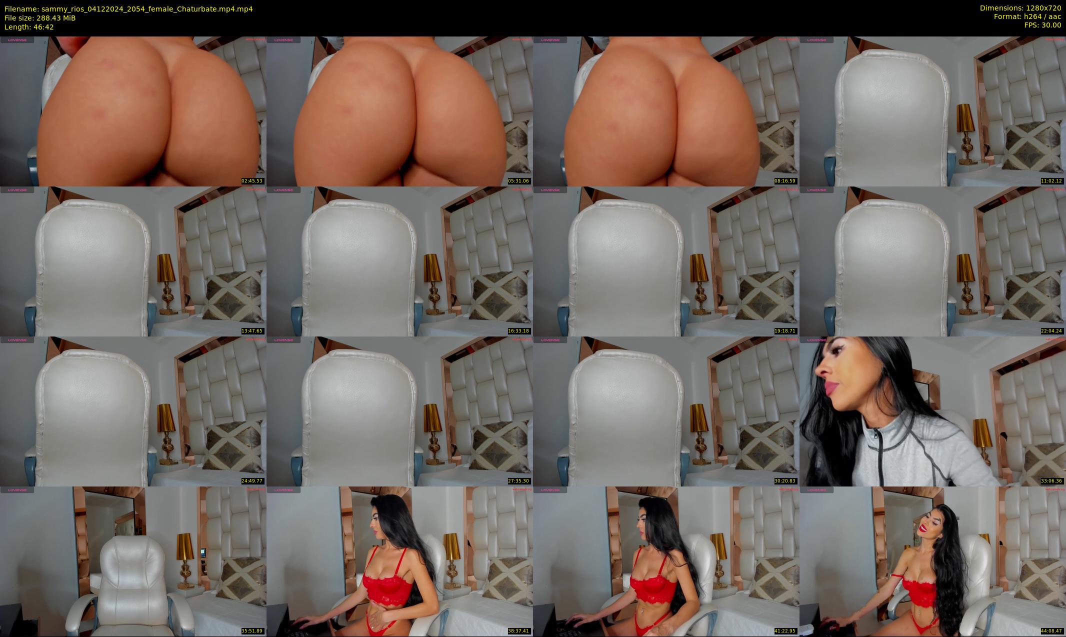 sammy_rios — 47 minute Chaturbate female cam show recording, 720p, Dec 4, 2024
