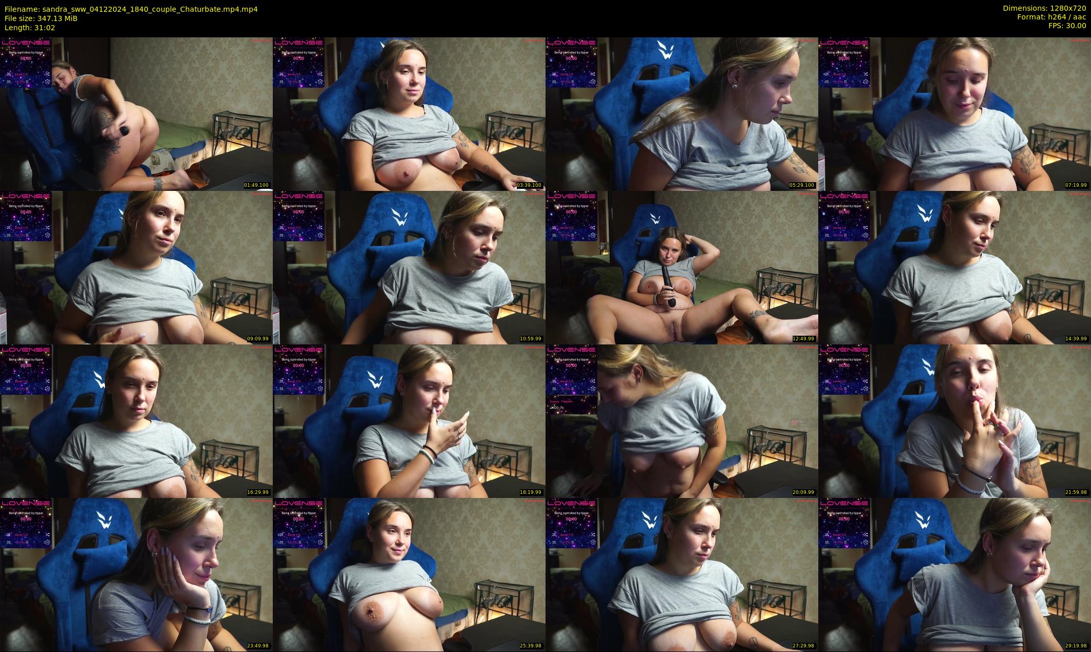 sandra_sww — 32 minute Chaturbate couple cam show recording, 720p, Dec 4, 2024