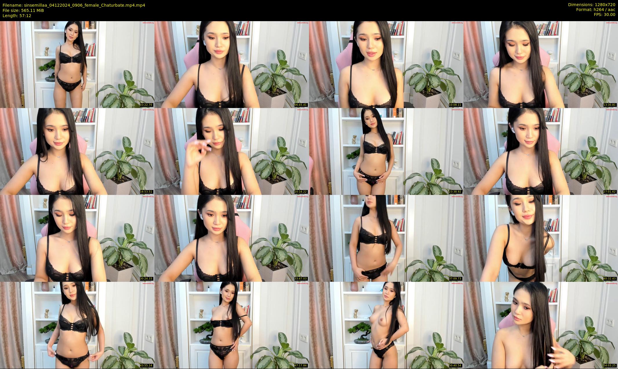sinsemillaa — 58 minute Chaturbate female cam show recording, 720p, Dec 4, 2024