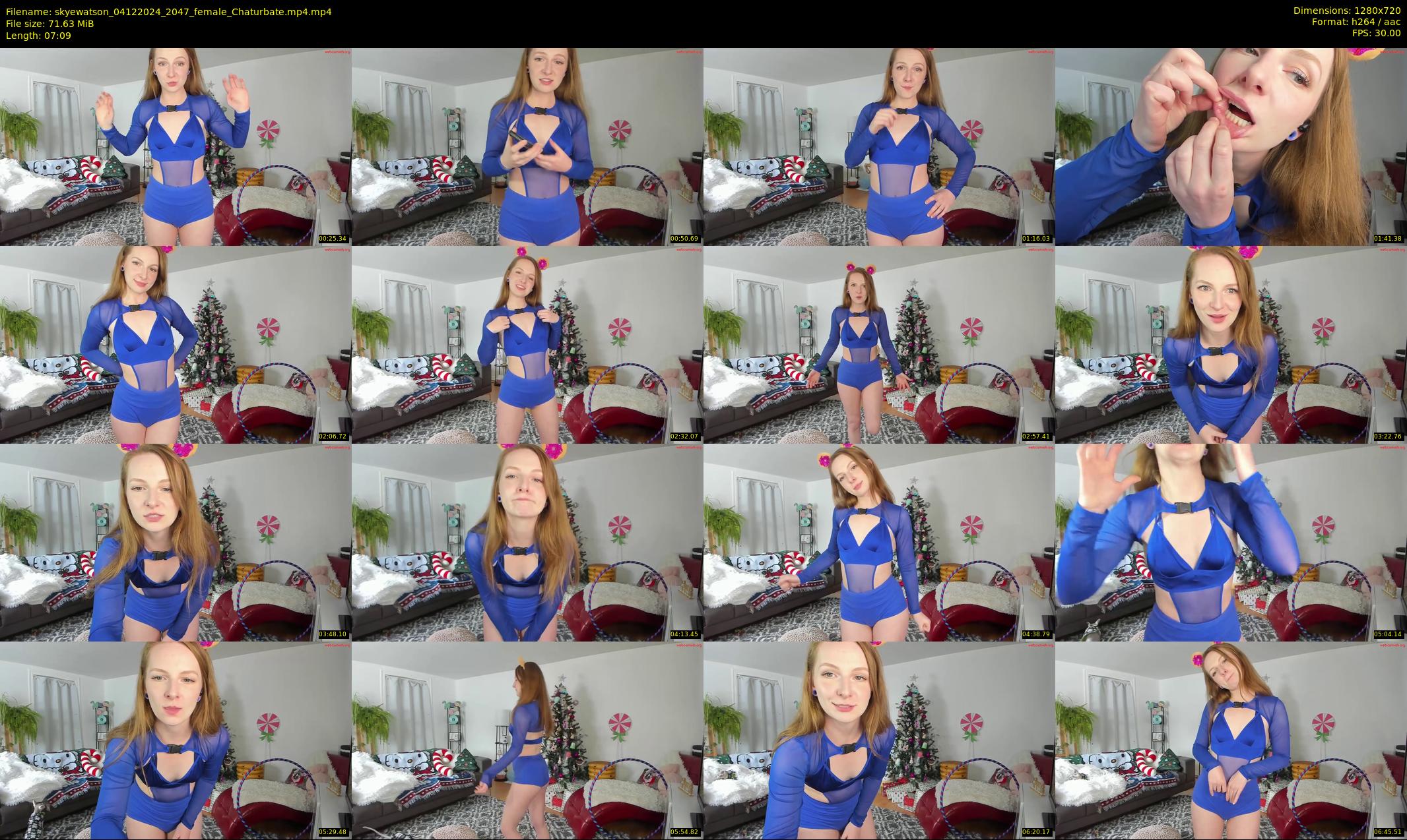 skyewatson — 8 minute Chaturbate female cam show recording, 720p, Dec 4, 2024
