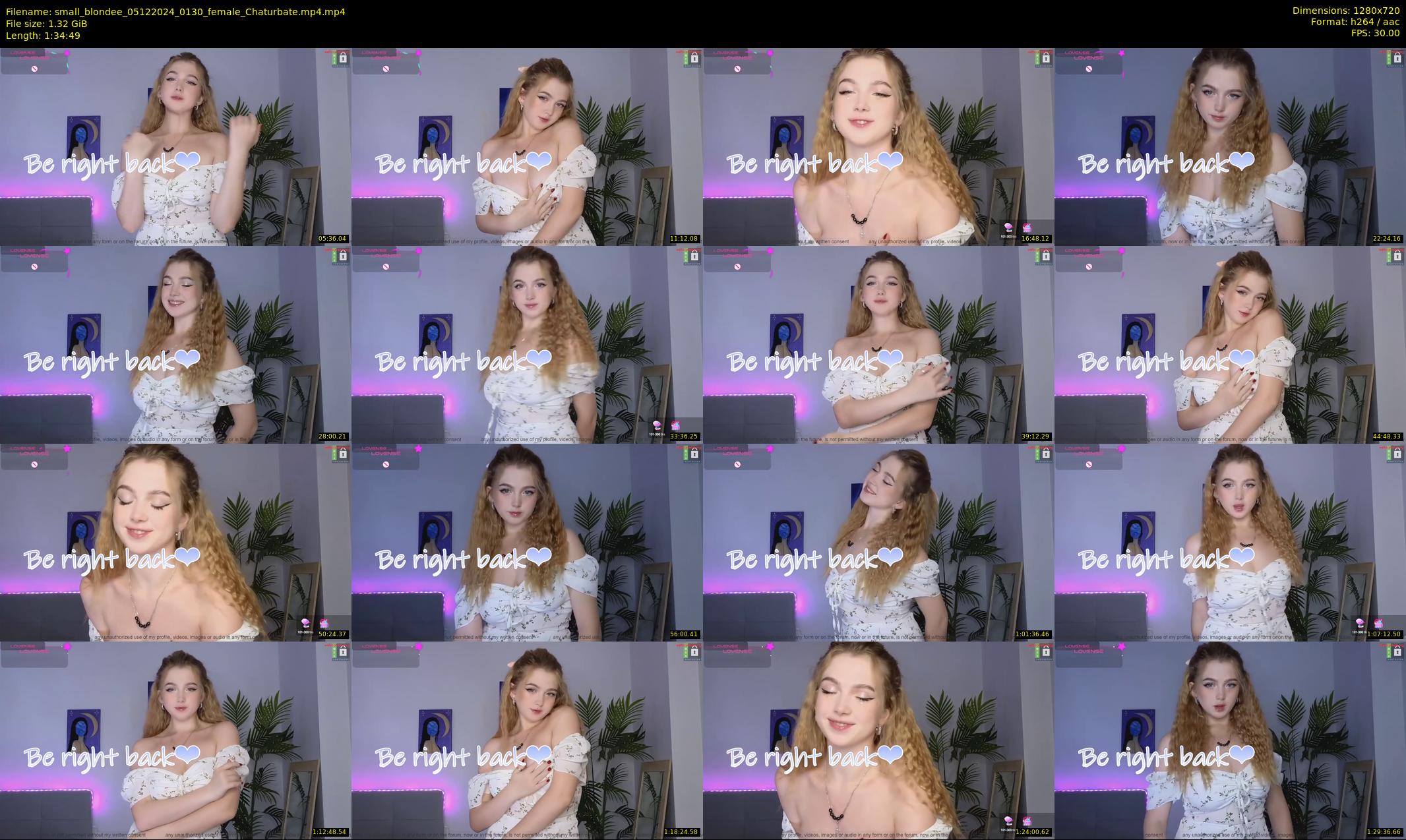 small_blondee — 95 minute Chaturbate female cam show recording, 720p, Dec 5, 2024