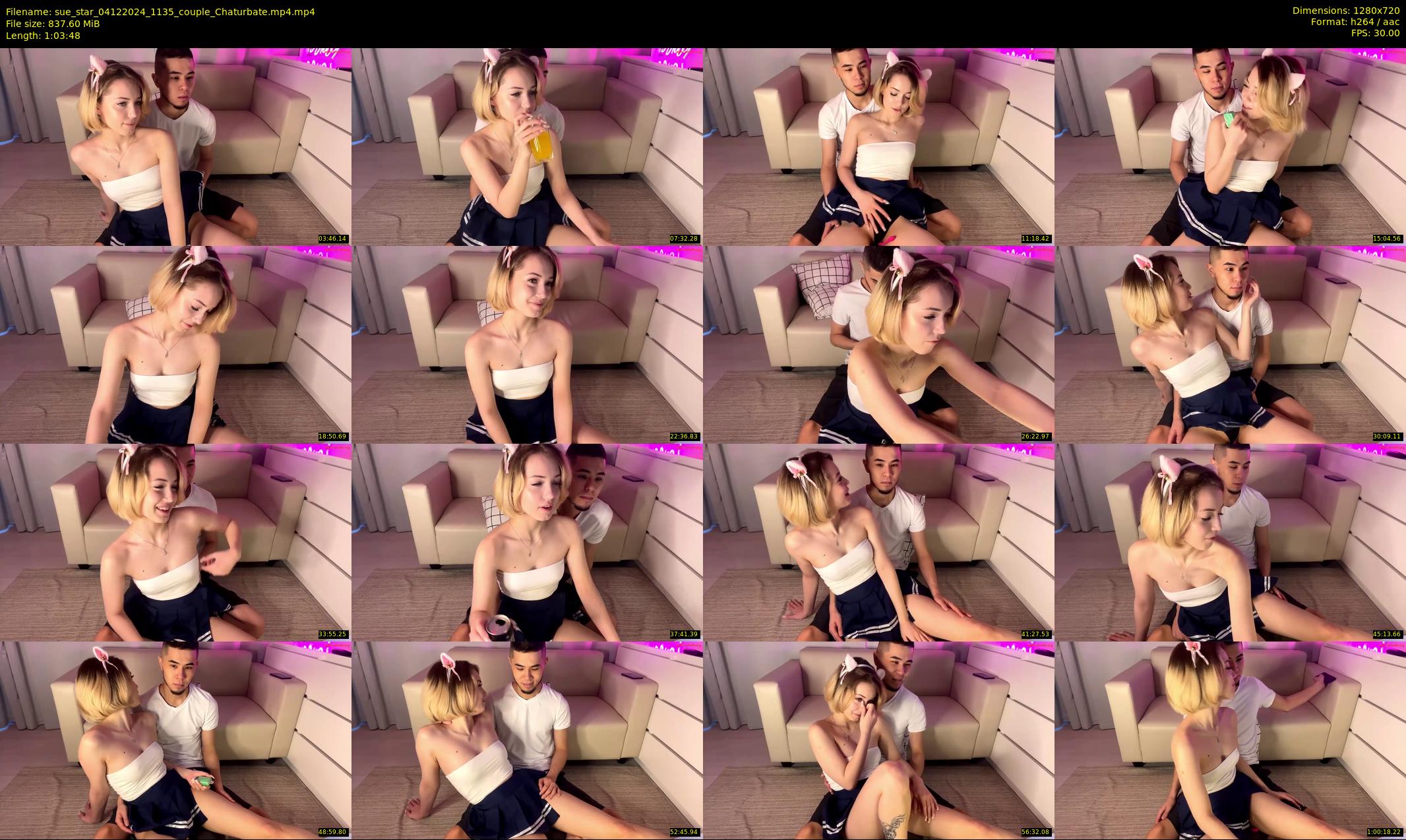 sue_star — 64 minute Chaturbate couple cam show recording, 720p, Dec 4, 2024