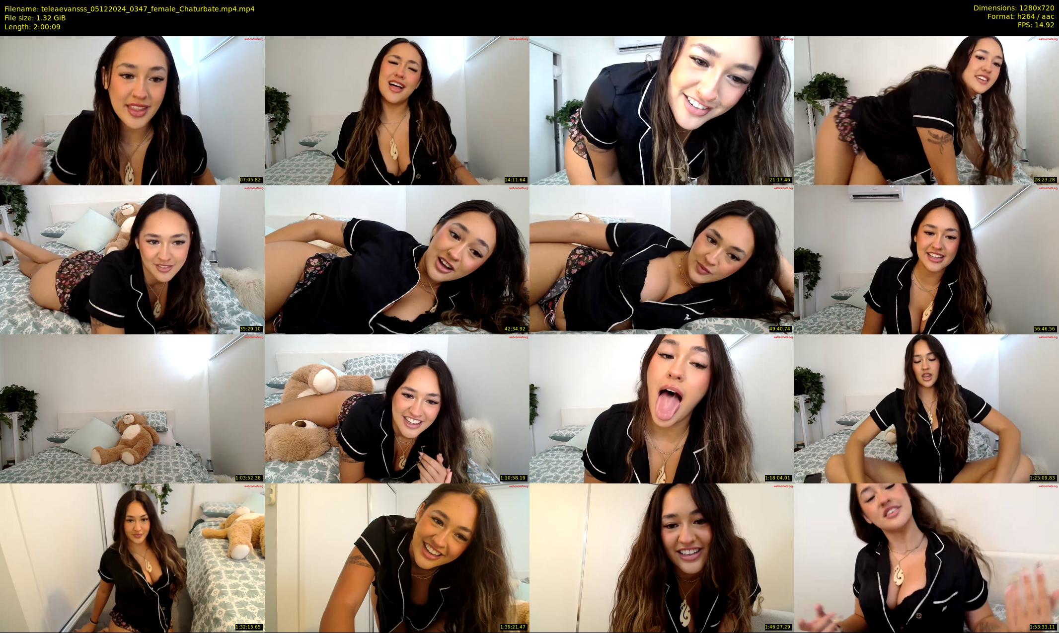 teleaevansss — 121 minute Chaturbate female cam show recording, 720p, Dec 5, 2024