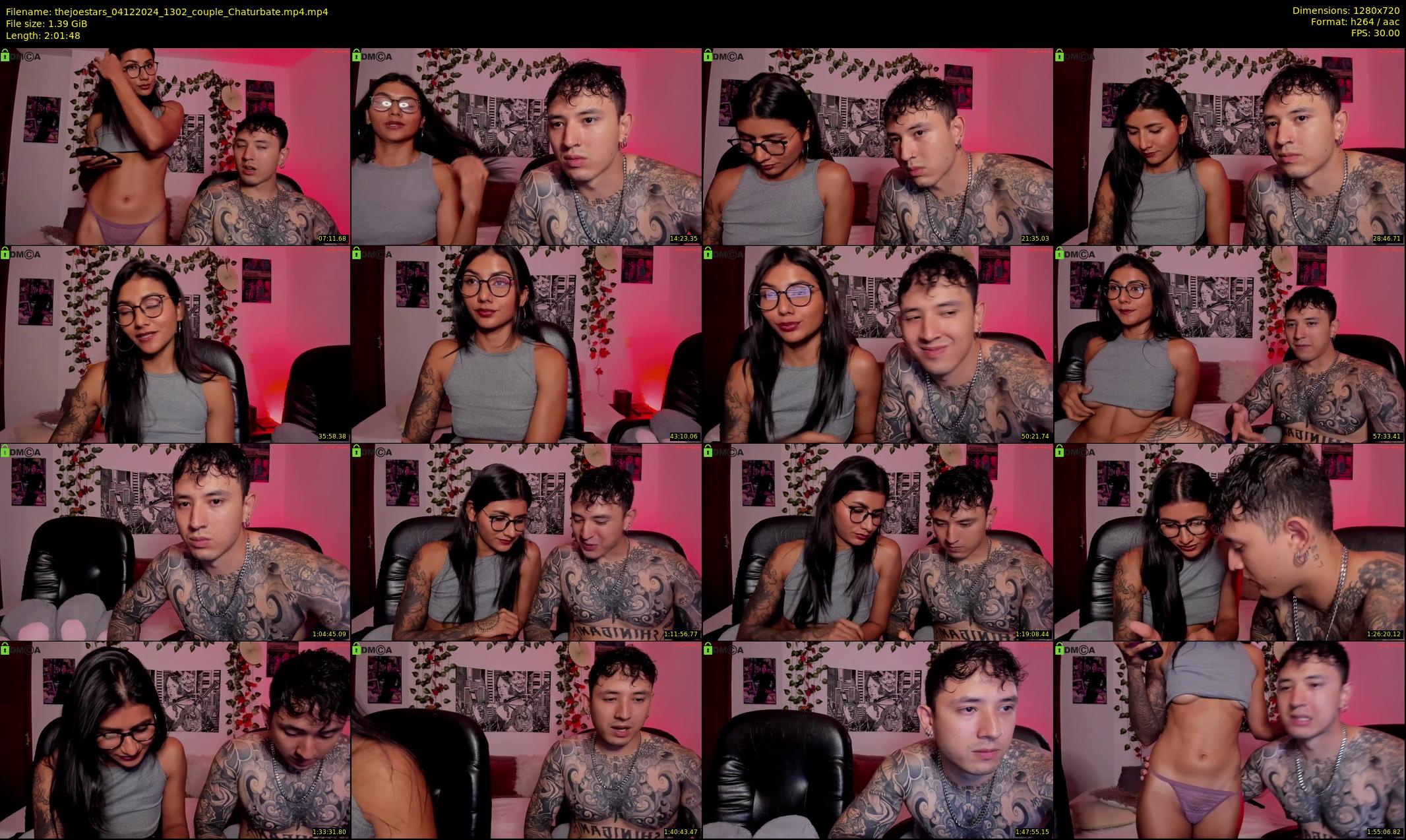 thejoestars — 122 minute Chaturbate couple cam show recording, 720p, Dec 4, 2024