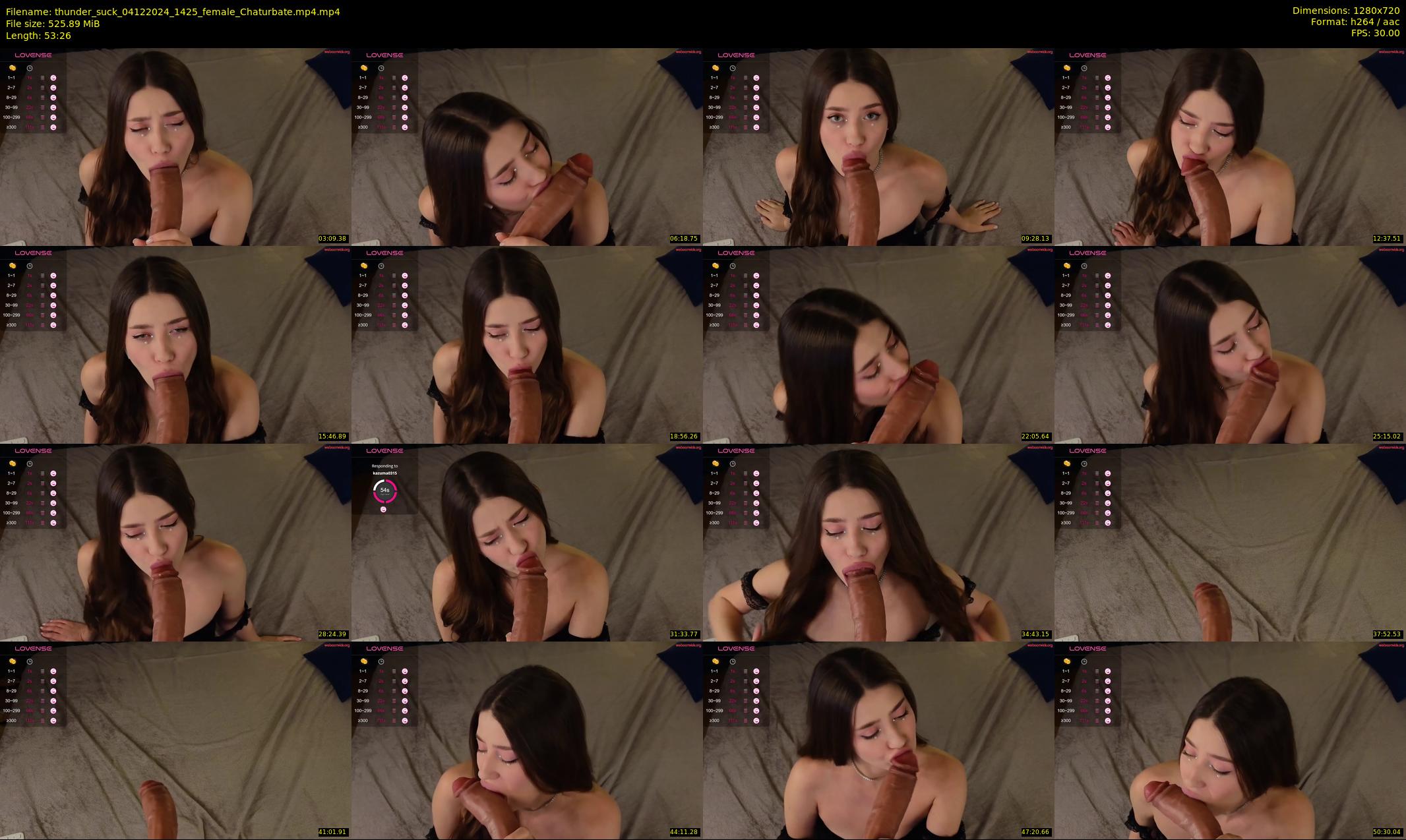 thunder_suck — 54 minute Chaturbate female cam show recording, 720p, Dec 4, 2024
