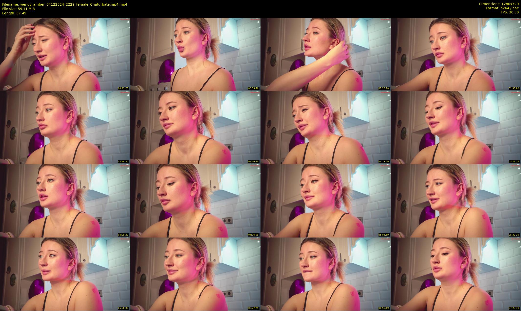 wendy_amber — 8 minute Chaturbate female cam show recording, 720p, Dec 4, 2024