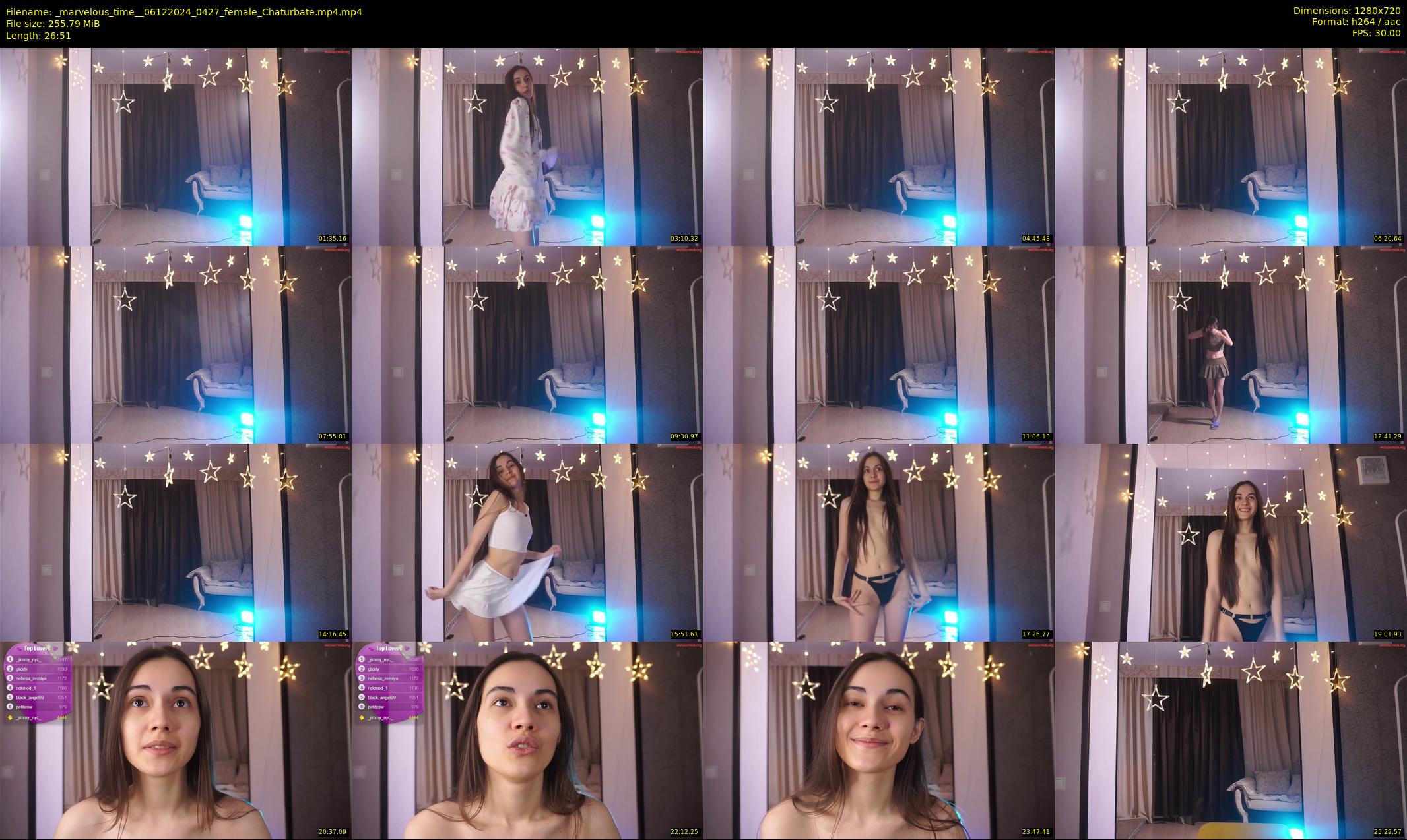 _marvelous_time_ — 27 minute Chaturbate female cam show recording, 720p, Dec 6, 2024