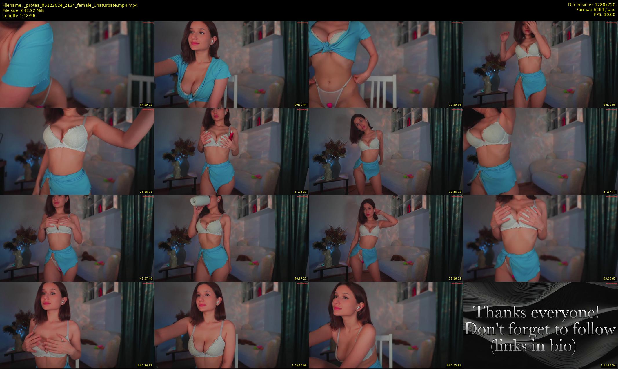 _protea — 79 minute Chaturbate female cam show recording, 720p, Dec 5, 2024