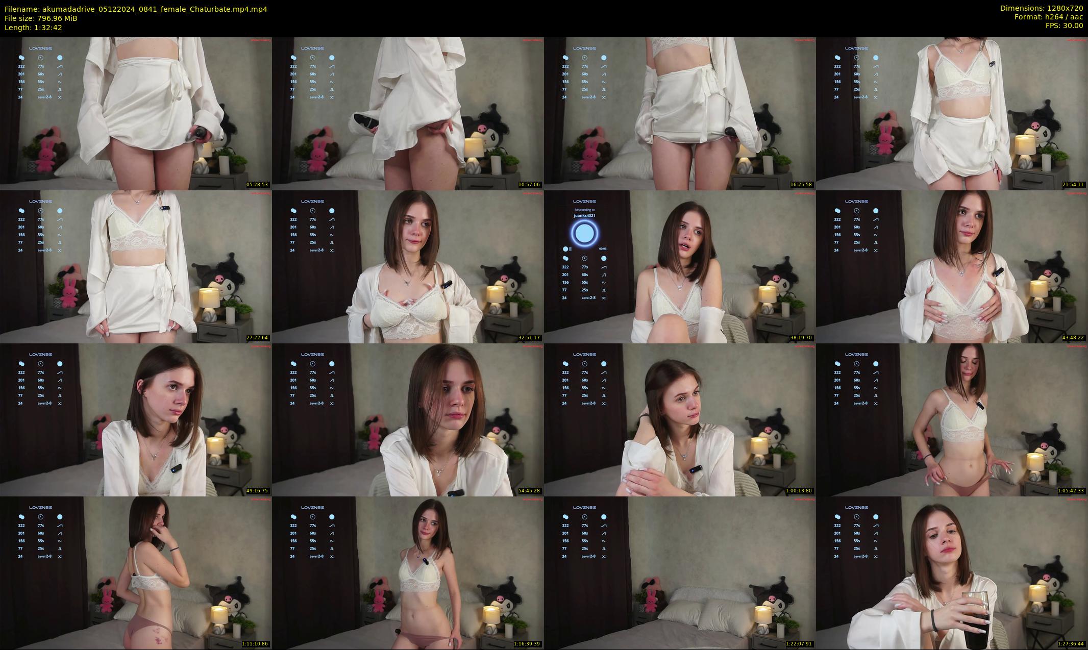 akumadadrive — 93 minute Chaturbate female cam show recording, 720p, Dec 5, 2024