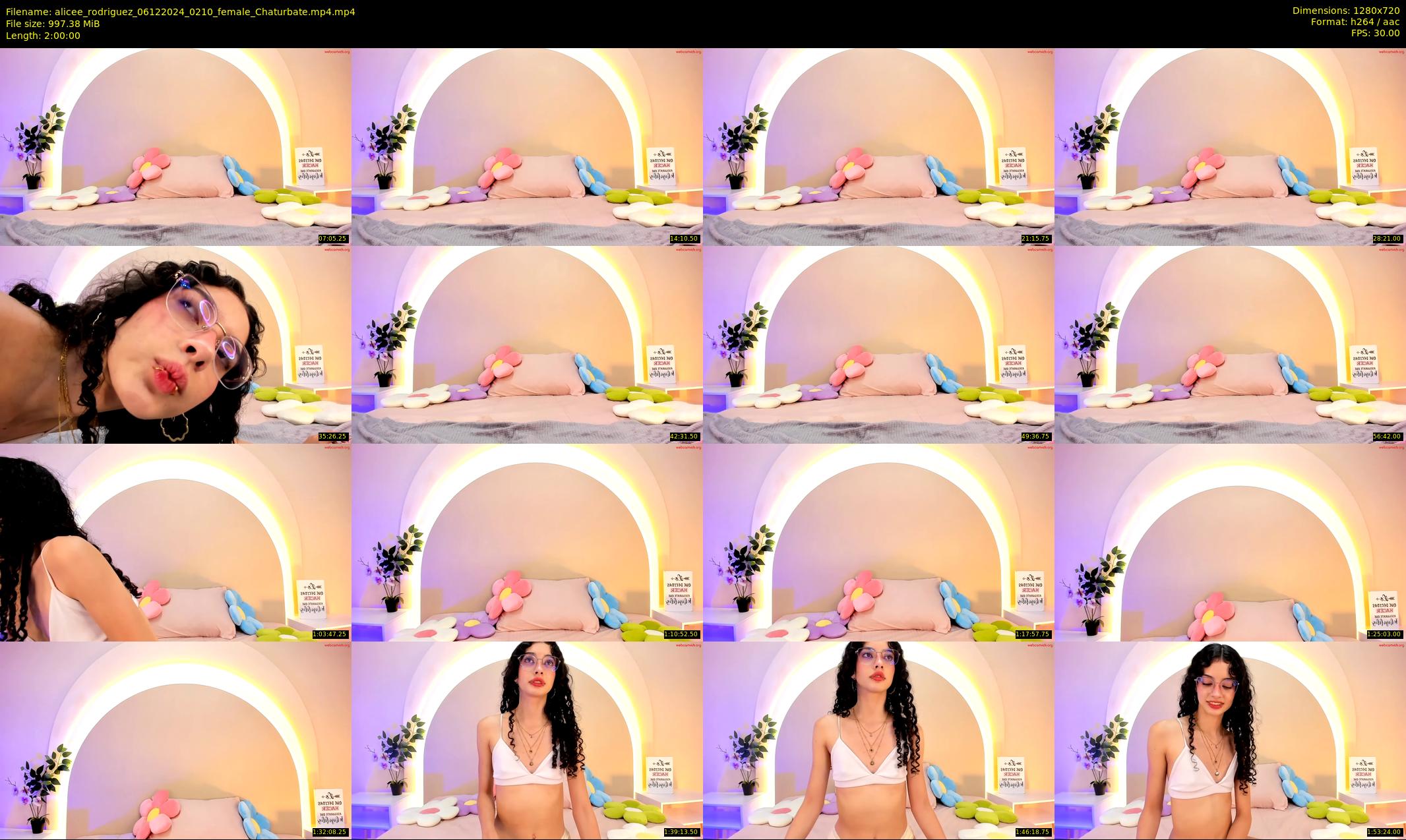 alicee_rodriguez — 120 minute Chaturbate female cam show recording, 720p, Dec 6, 2024