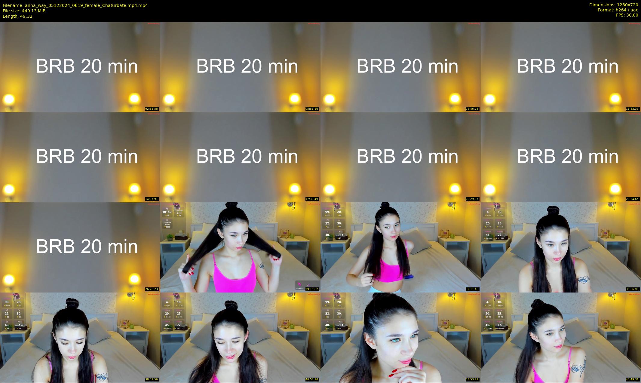 anna_way — 50 minute Chaturbate female cam show recording, 720p, Dec 5, 2024