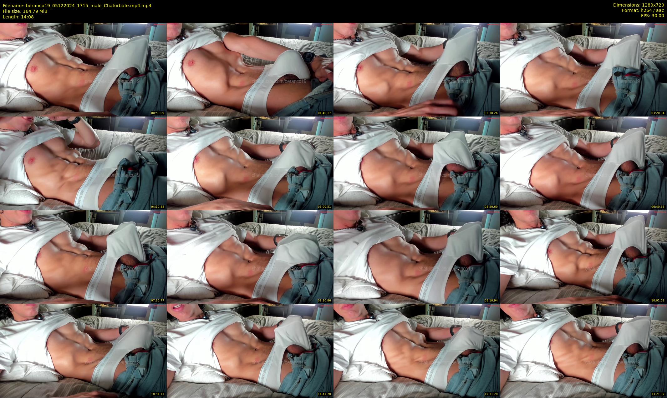 beranco19 — 15 minute Chaturbate male cam show recording, 720p, Dec 5, 2024