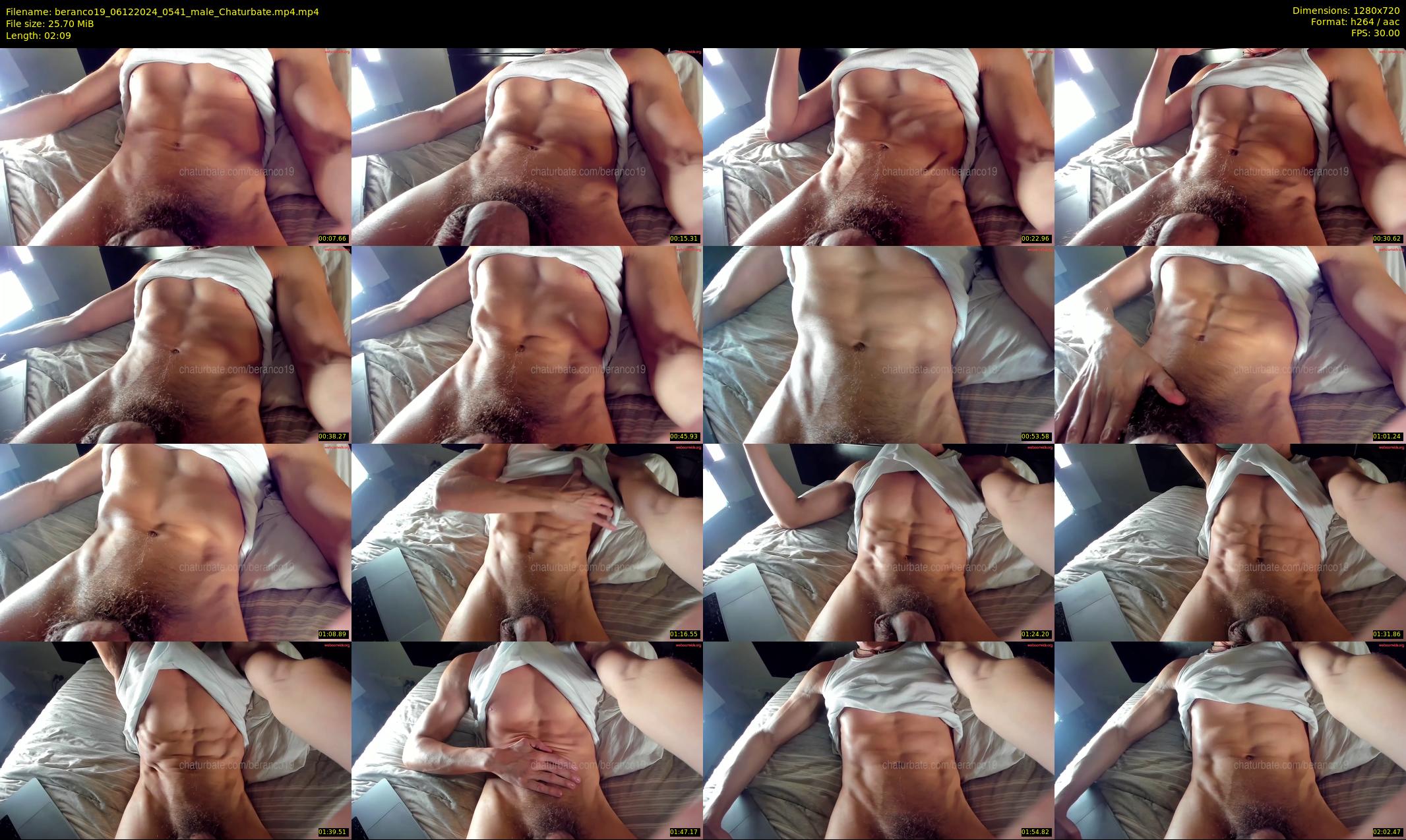 beranco19 — 3 minute Chaturbate male cam show recording, 720p, Dec 6, 2024
