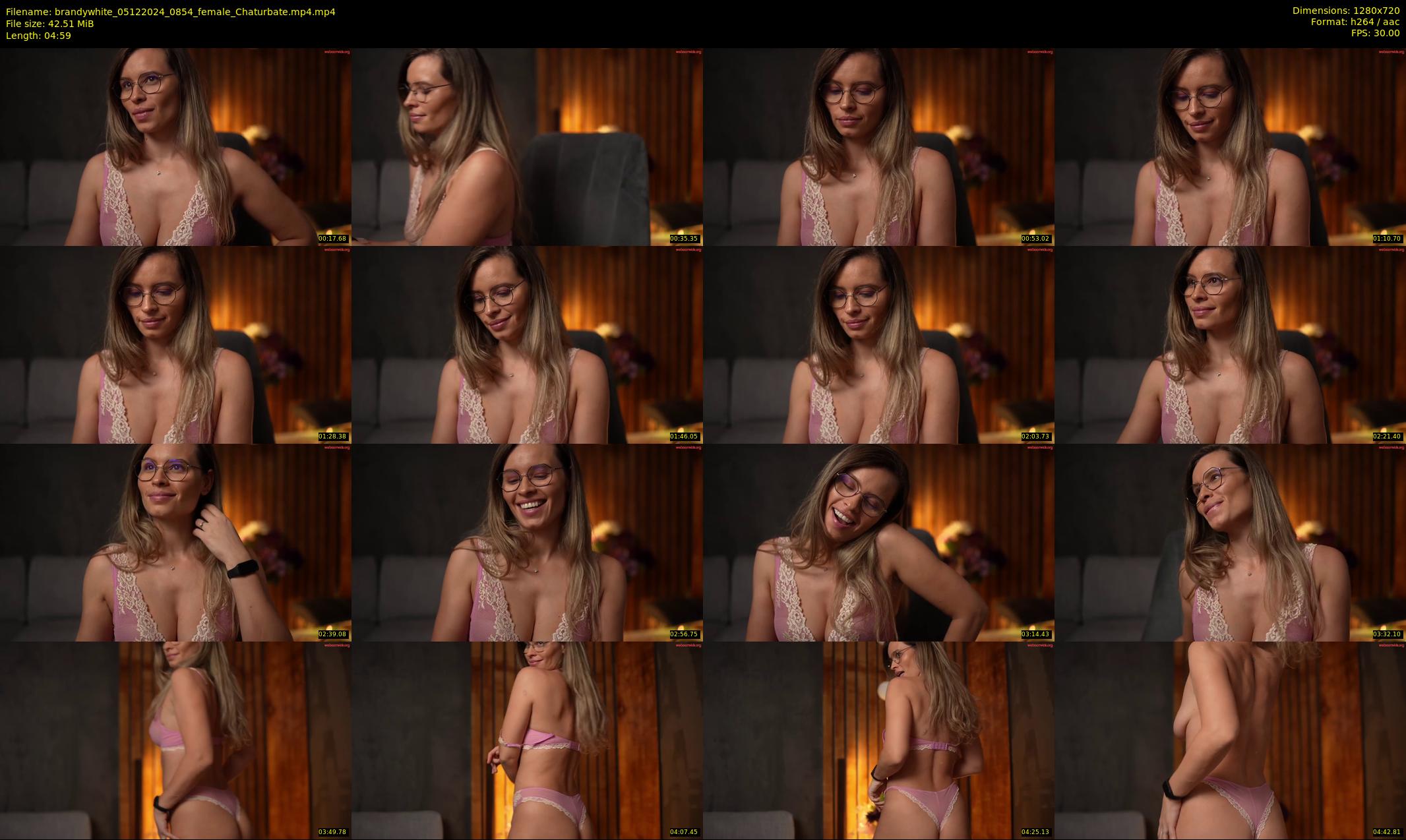 brandywhite — 5 minute Chaturbate female cam show recording, 720p, Dec 5, 2024
