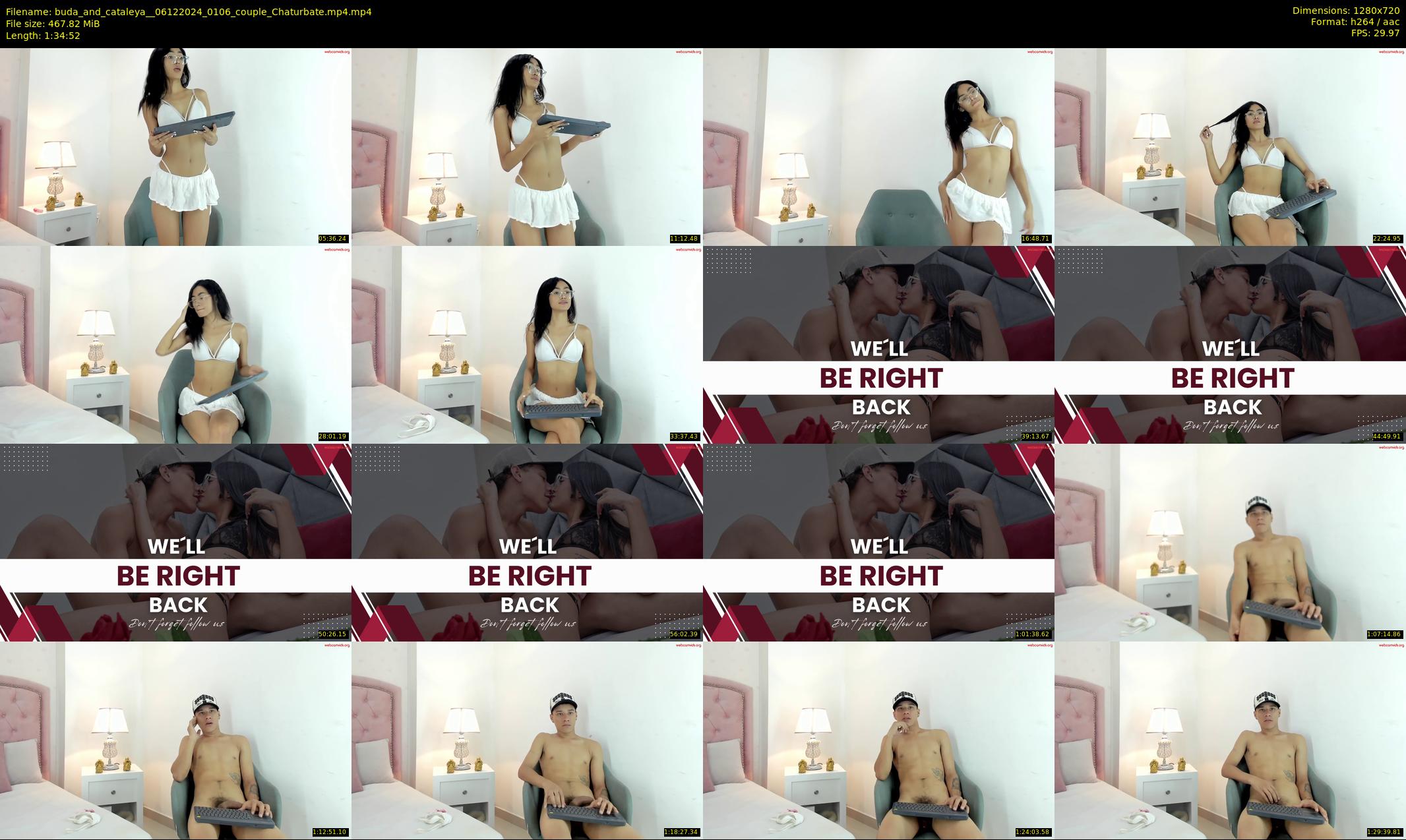 buda_and_cataleya_ — 95 minute Chaturbate couple cam show recording, 720p, Dec 6, 2024
