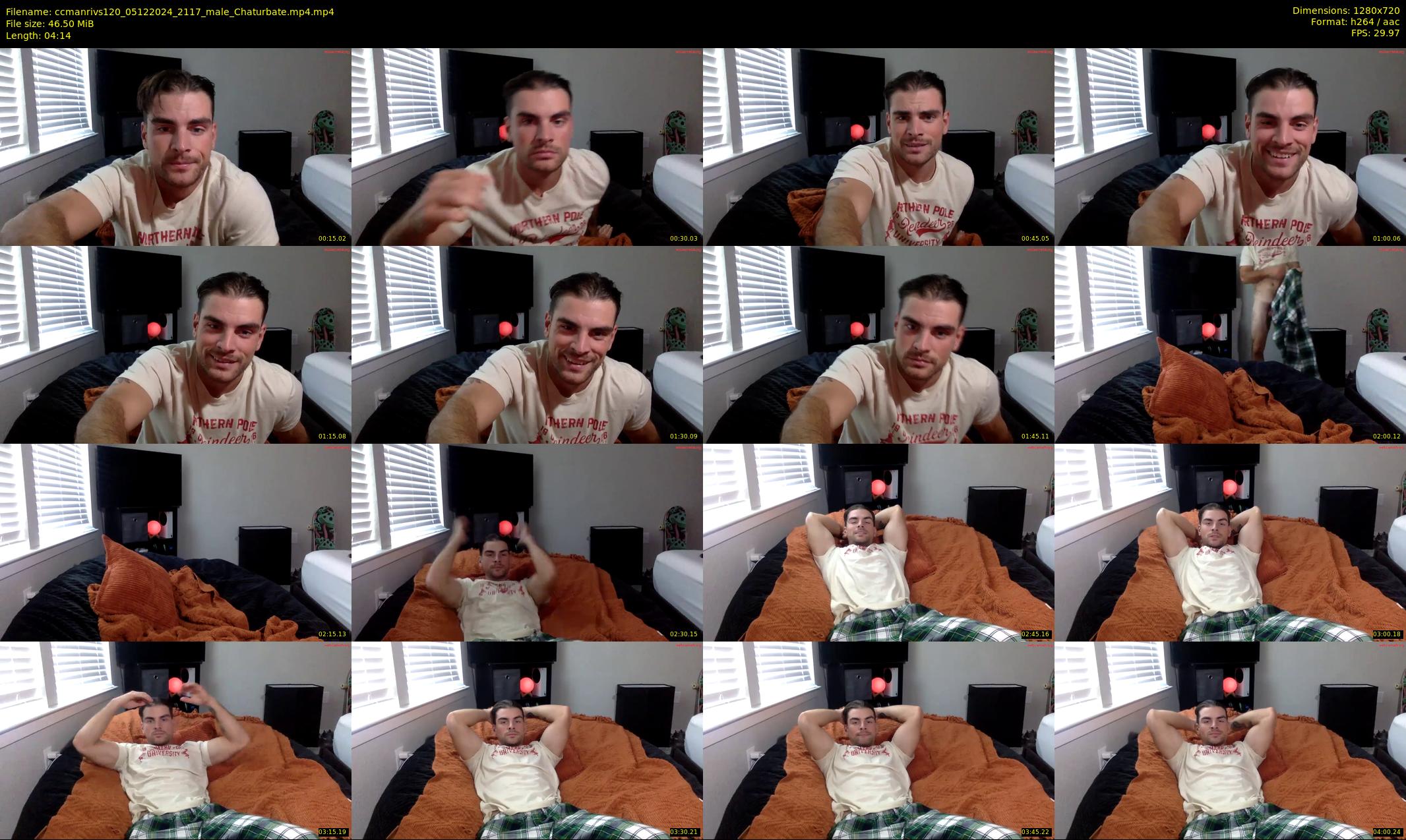ccmanrivs120 — 5 minute Chaturbate male cam show recording, 720p, Dec 5, 2024