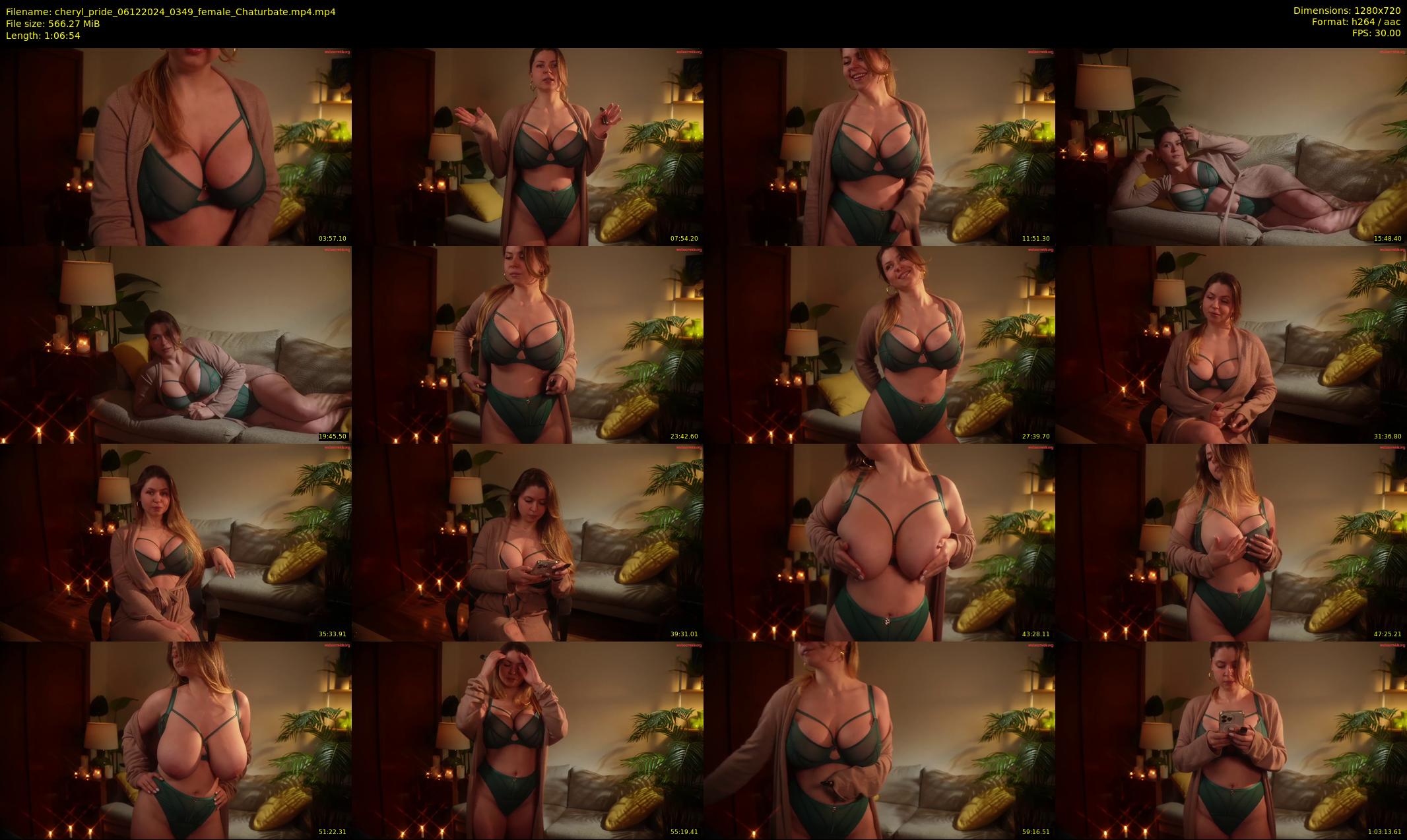 cheryl_pride — 67 minute Chaturbate female cam show recording, 720p, Dec 6, 2024