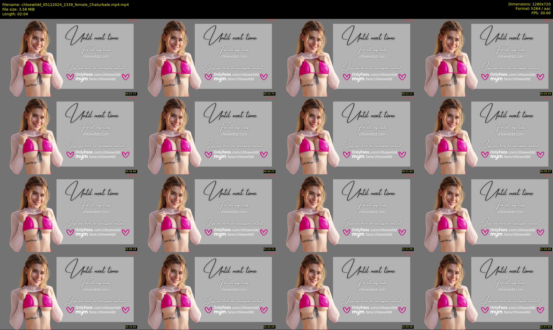 chloewildd — 3 minute Chaturbate female cam show recording, 720p, Dec 5, 2024