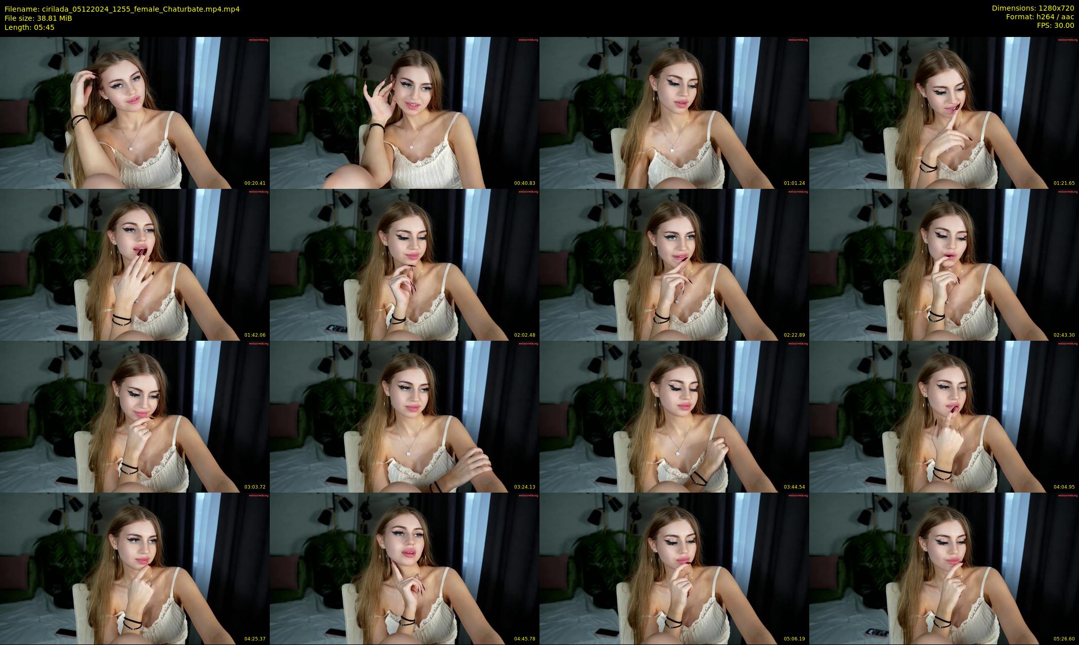 cirilada — 6 minute Chaturbate female cam show recording, 720p, Dec 5, 2024