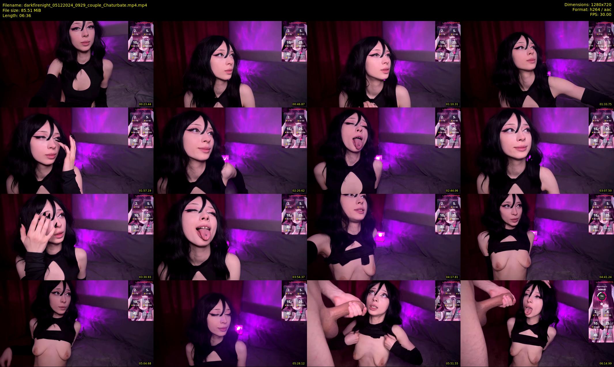 darkfirenight — 7 minute Chaturbate couple cam show recording, 720p, Dec 5, 2024