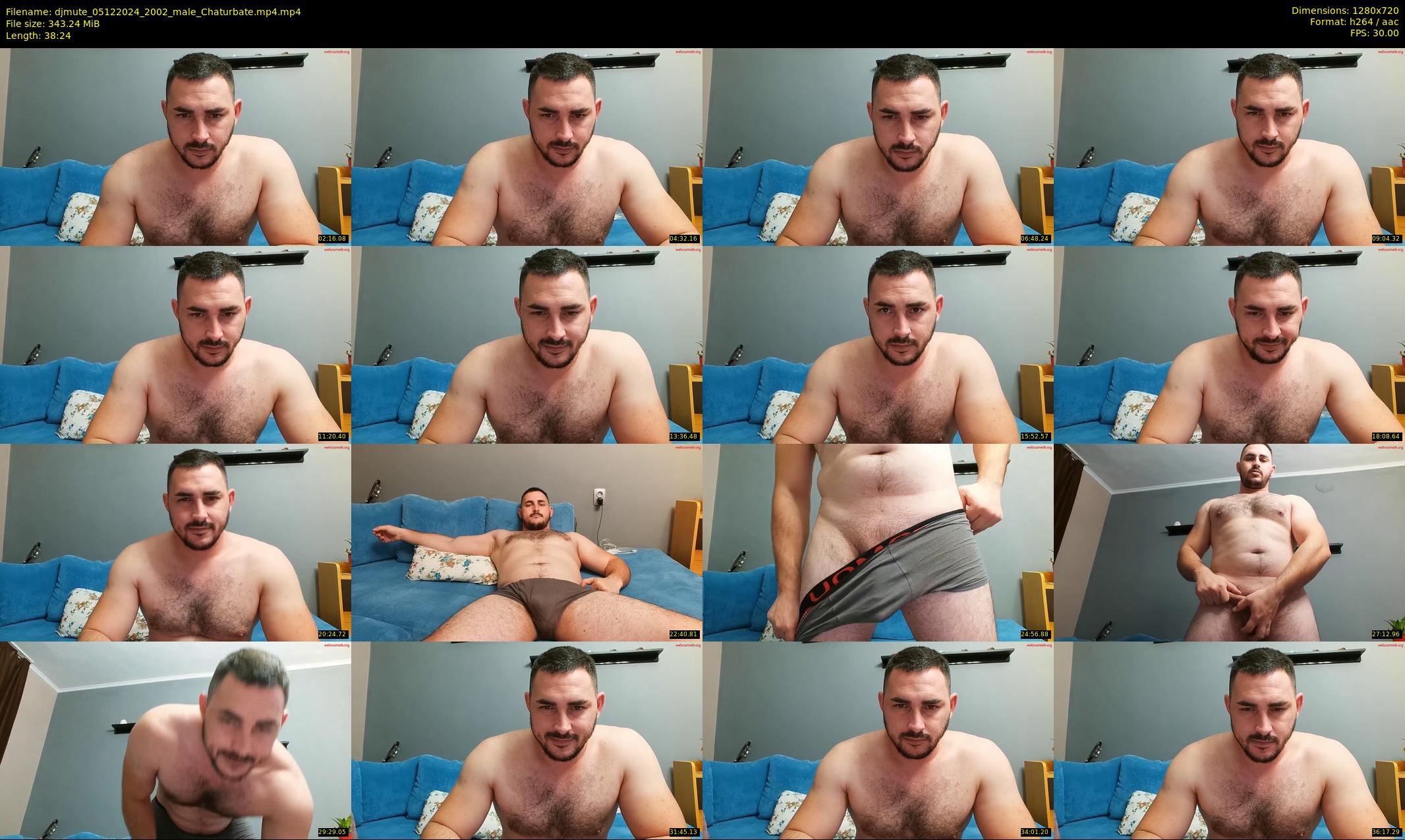 djmute — 39 minute Chaturbate male cam show recording, 720p, Dec 5, 2024