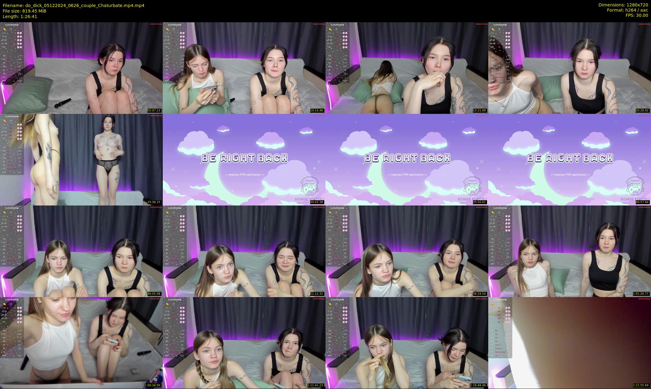 do_dick — 87 minute Chaturbate couple cam show recording, 720p, Dec 5, 2024