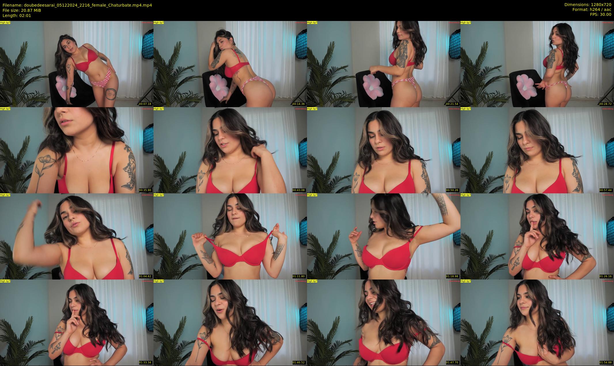 doubedeesarai — 3 minute Chaturbate female cam show recording, 720p, Dec 5, 2024