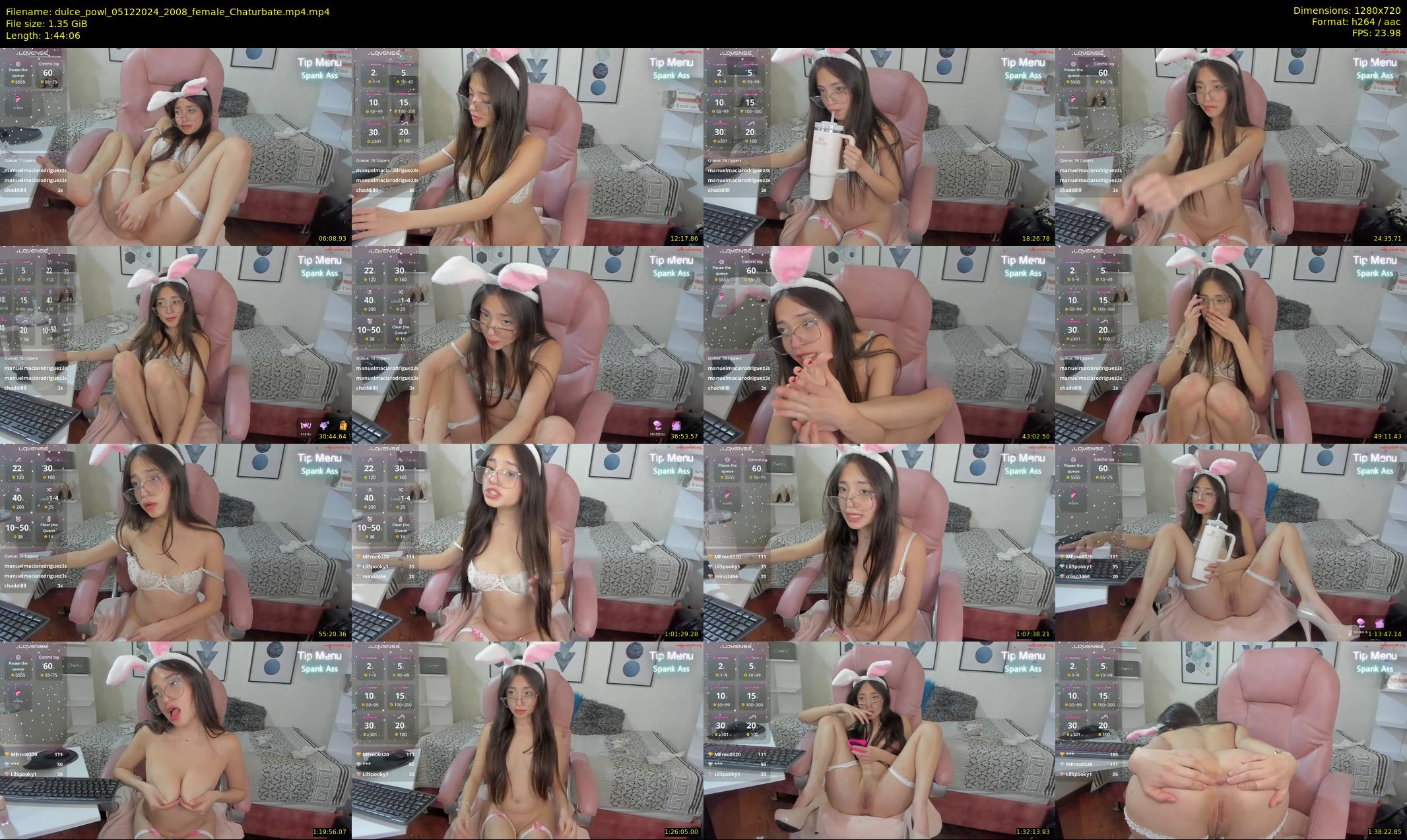 dulce_powl — 105 minute Chaturbate female cam show recording, 720p, Dec 5, 2024