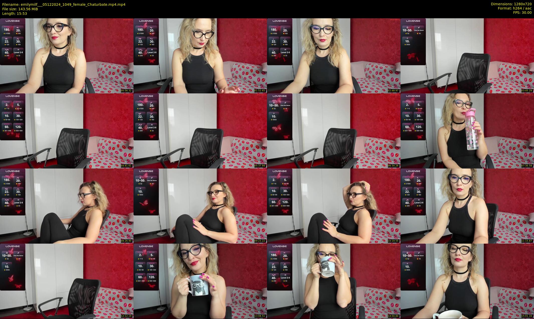 emilymilf__ — 16 minute Chaturbate female cam show recording, 720p, Dec 5, 2024