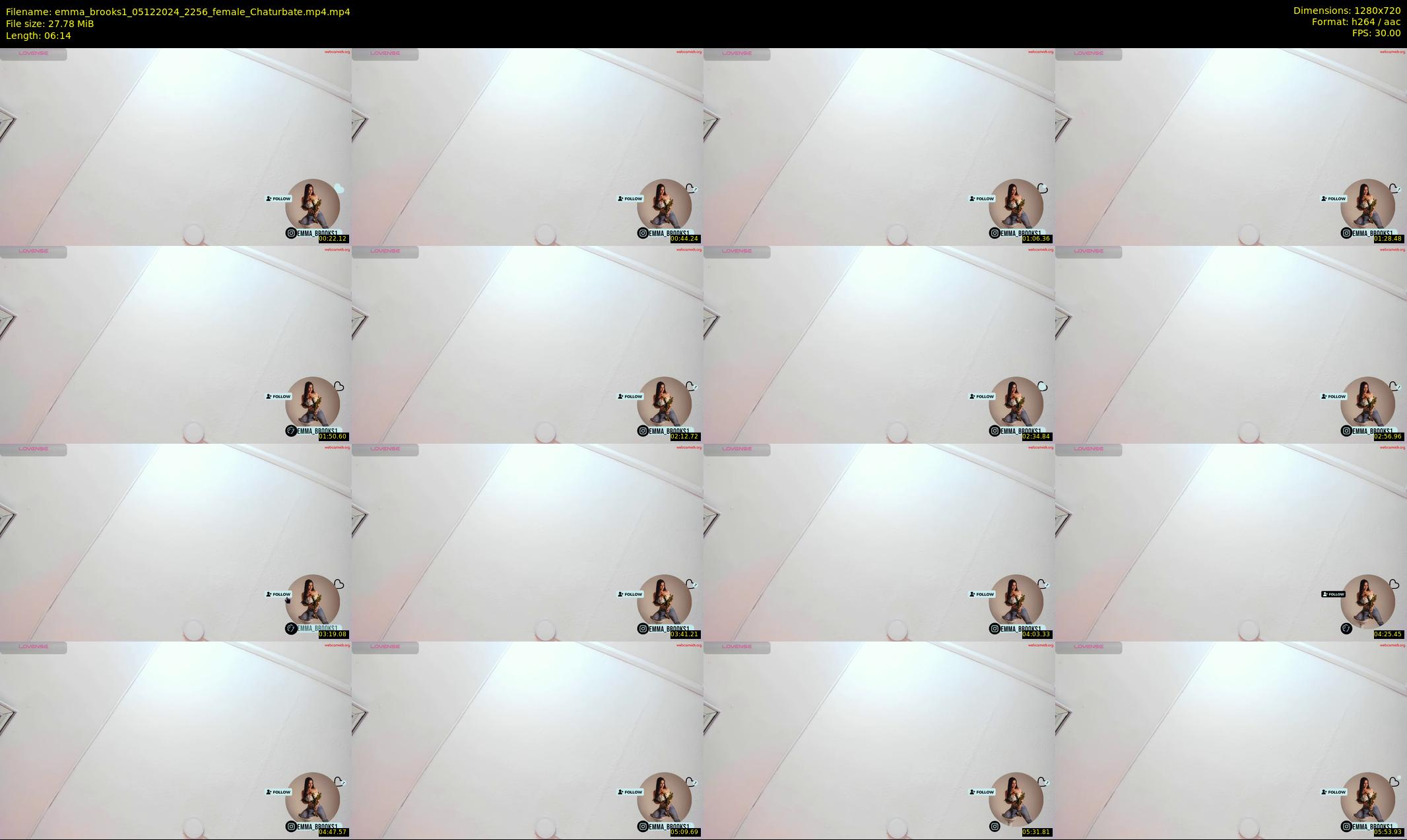 emma_brooks1 — 7 minute Chaturbate female cam show recording, 720p, Dec 5, 2024